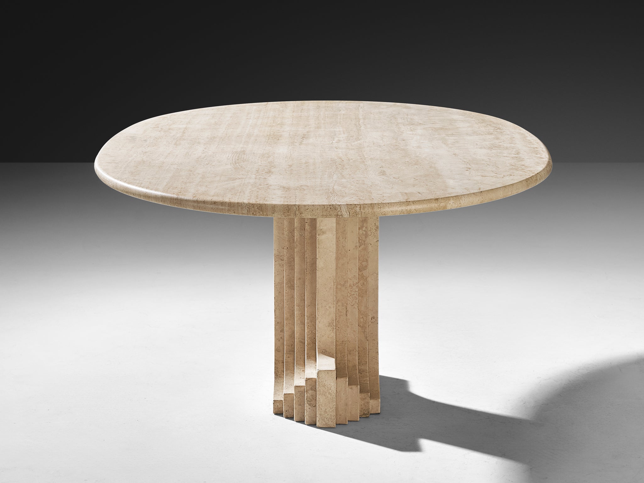 Cattelan Italia 'Argo' Oval Dining Table in Travertine Tables Morentz