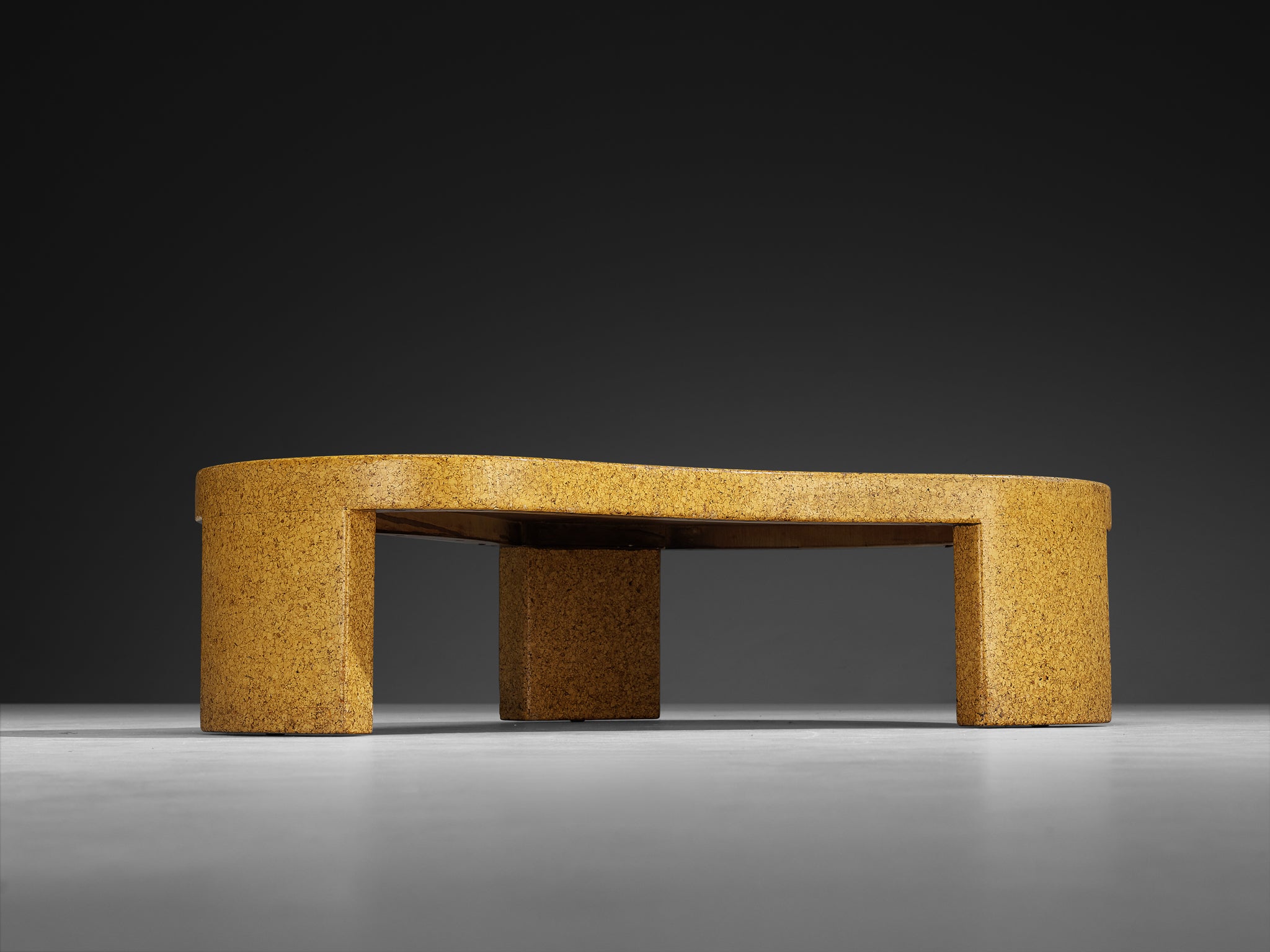 Rare Paul T. Frankl Model '5025' Coffee Table in Cork Tables Morentz