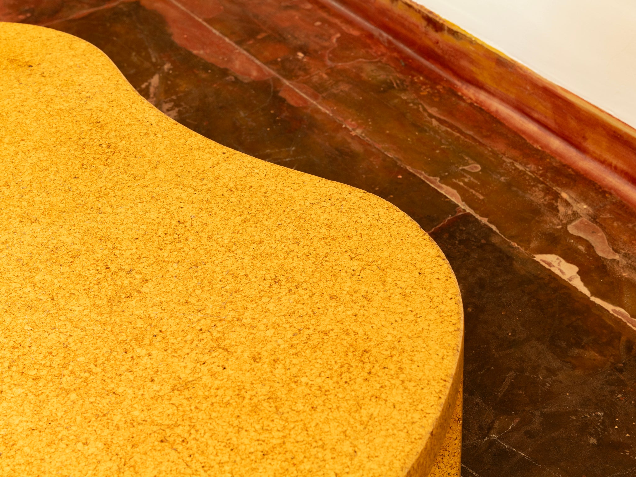 Rare Paul T. Frankl Model '5025' Coffee Table in Cork