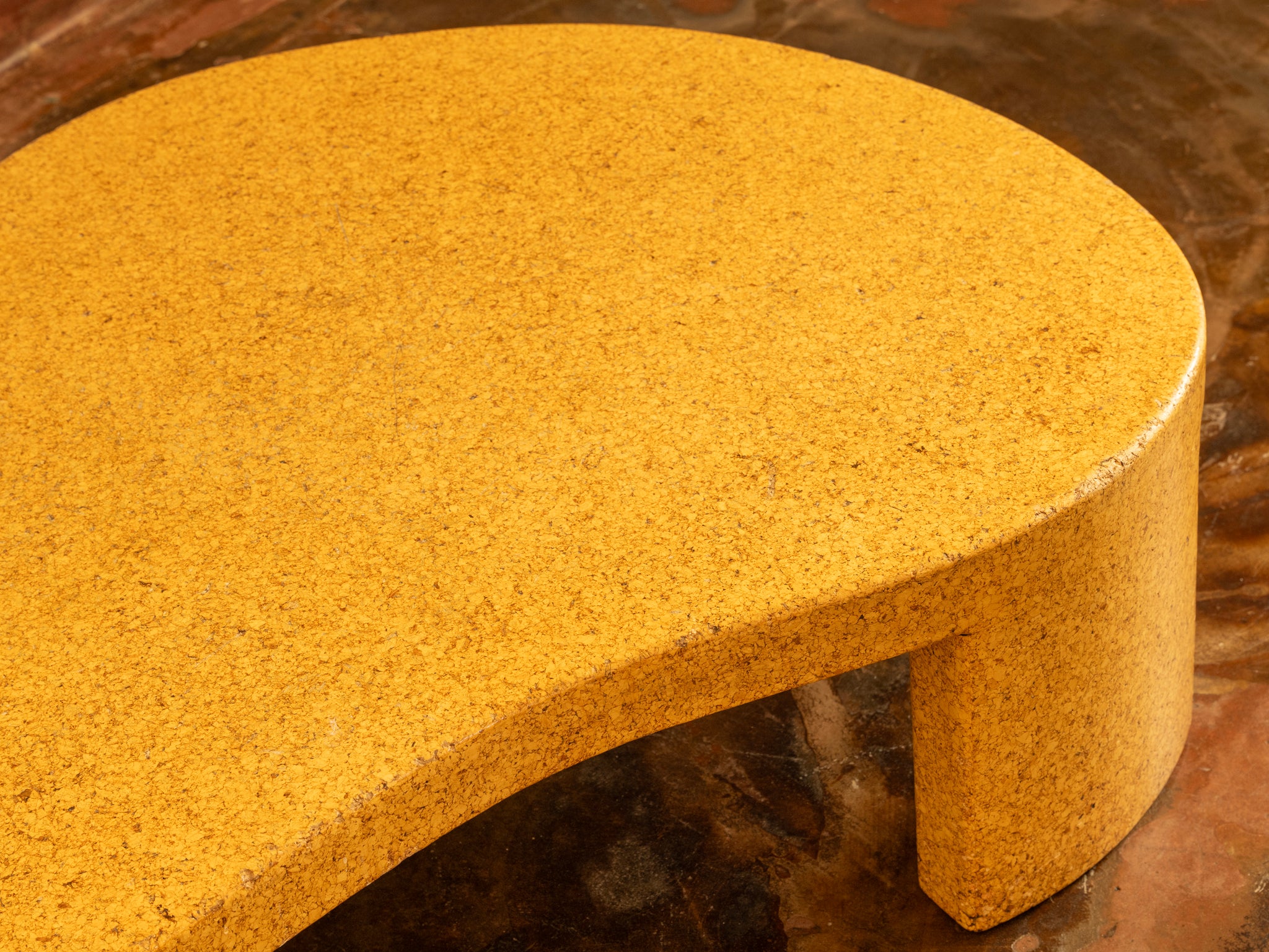 Rare Paul T. Frankl Model '5025' Coffee Table in Cork