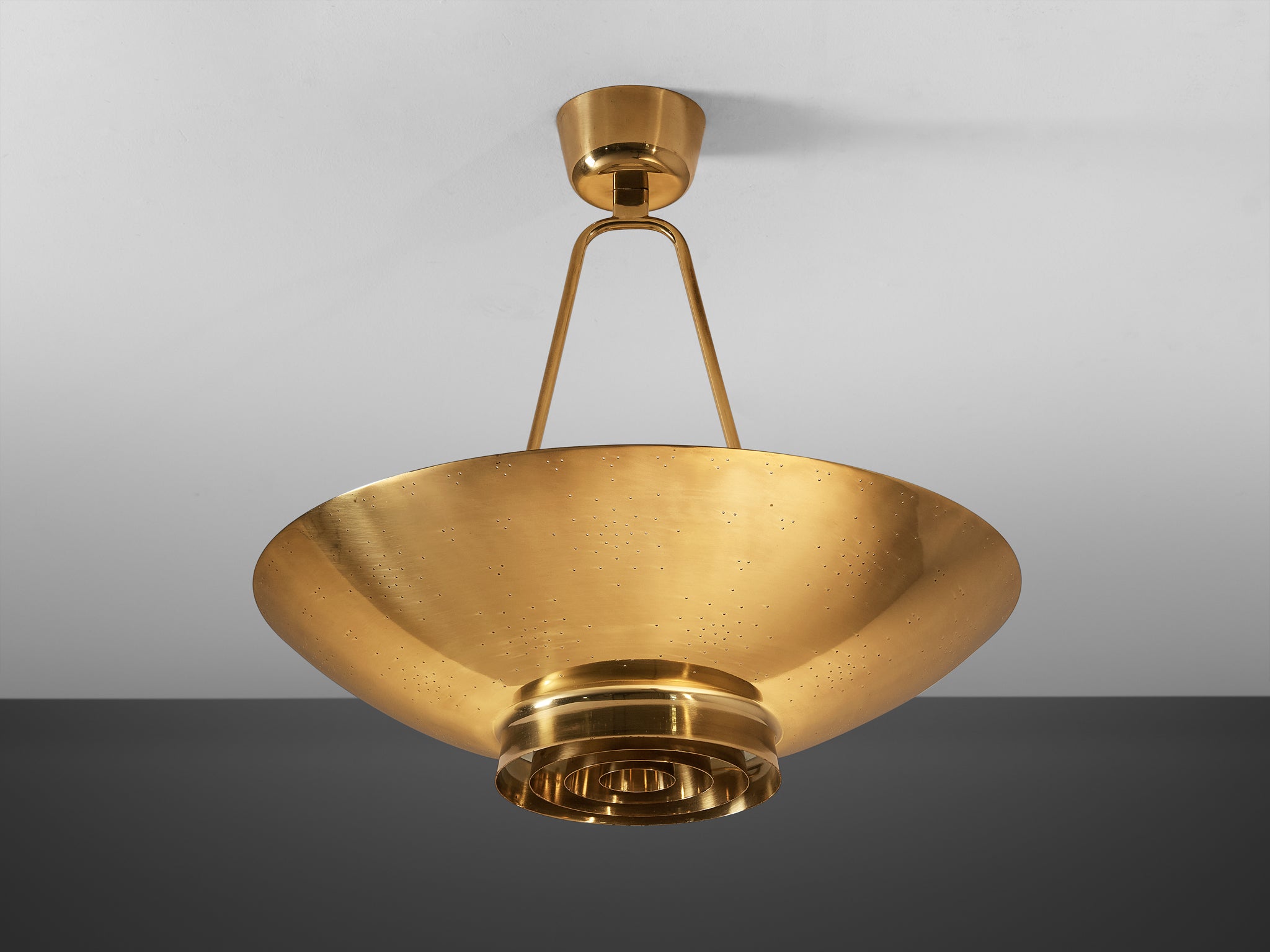 Paavo Tynell for Taito Pendant Lamp Model '9060' in Brass