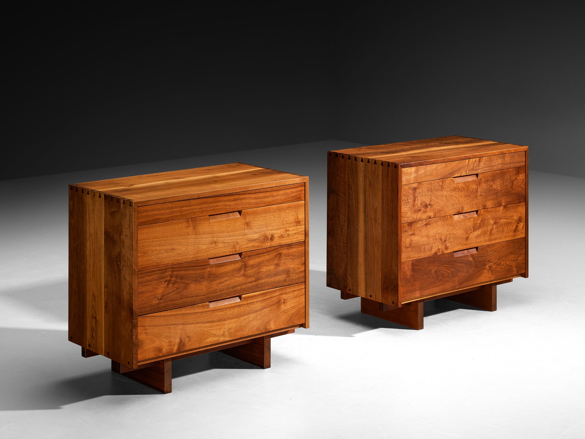 George Nakashima for George Nakashima Studio Pair of Chests of Drawers