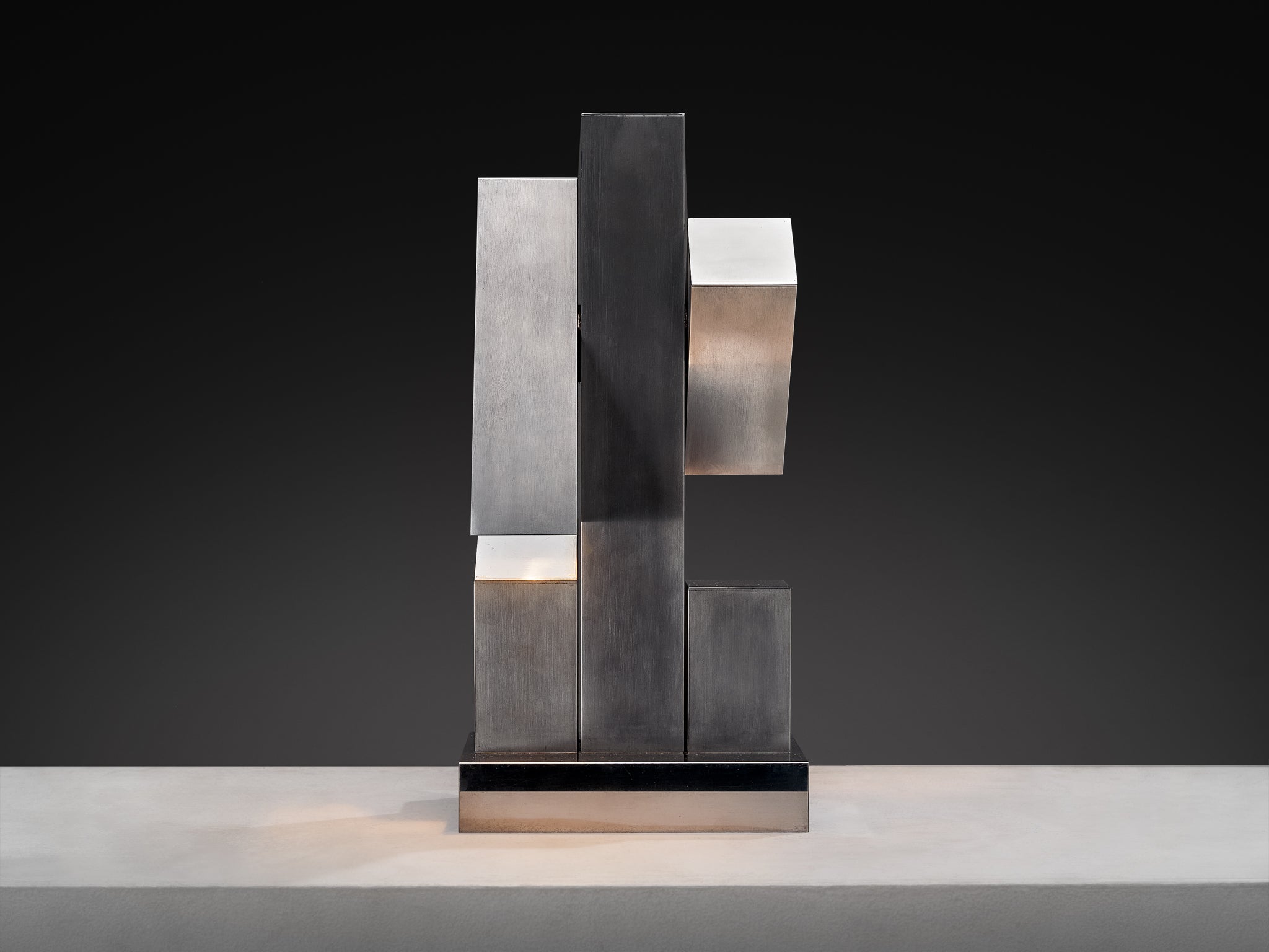 Innocente Gandini for Arredoluce 'Scultura' Table Lamp in Metal