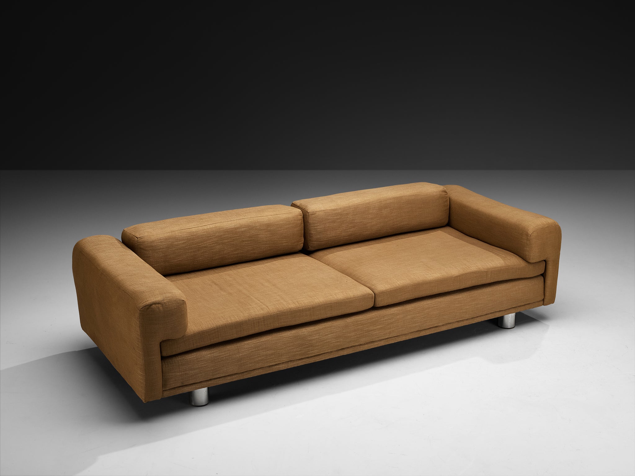 Howard Keith for HK Furniture 'Diplomat' Sofa in Light Brown Upholstery Seating Morentz