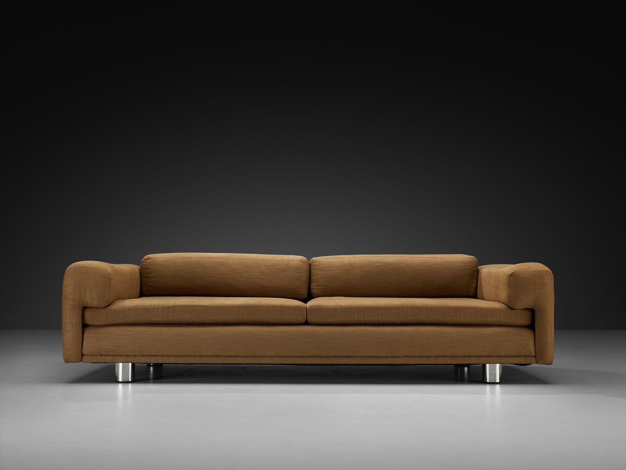 Howard Keith for HK Furniture 'Diplomat' Sofa in Light Brown Upholstery Seating Morentz