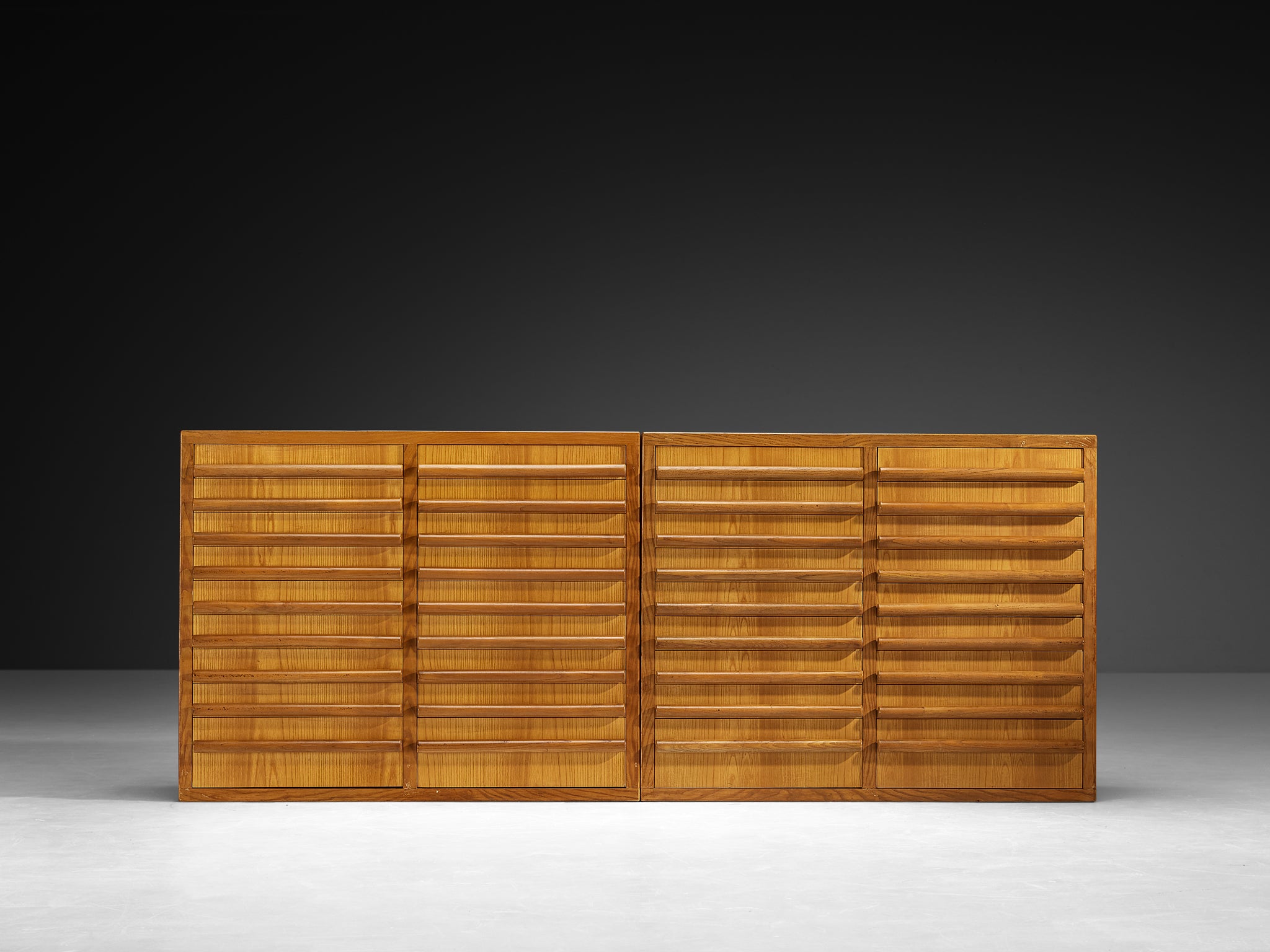 Italian Mid-Century Sideboards in Ash Case pieces and storage cabinets Morentz