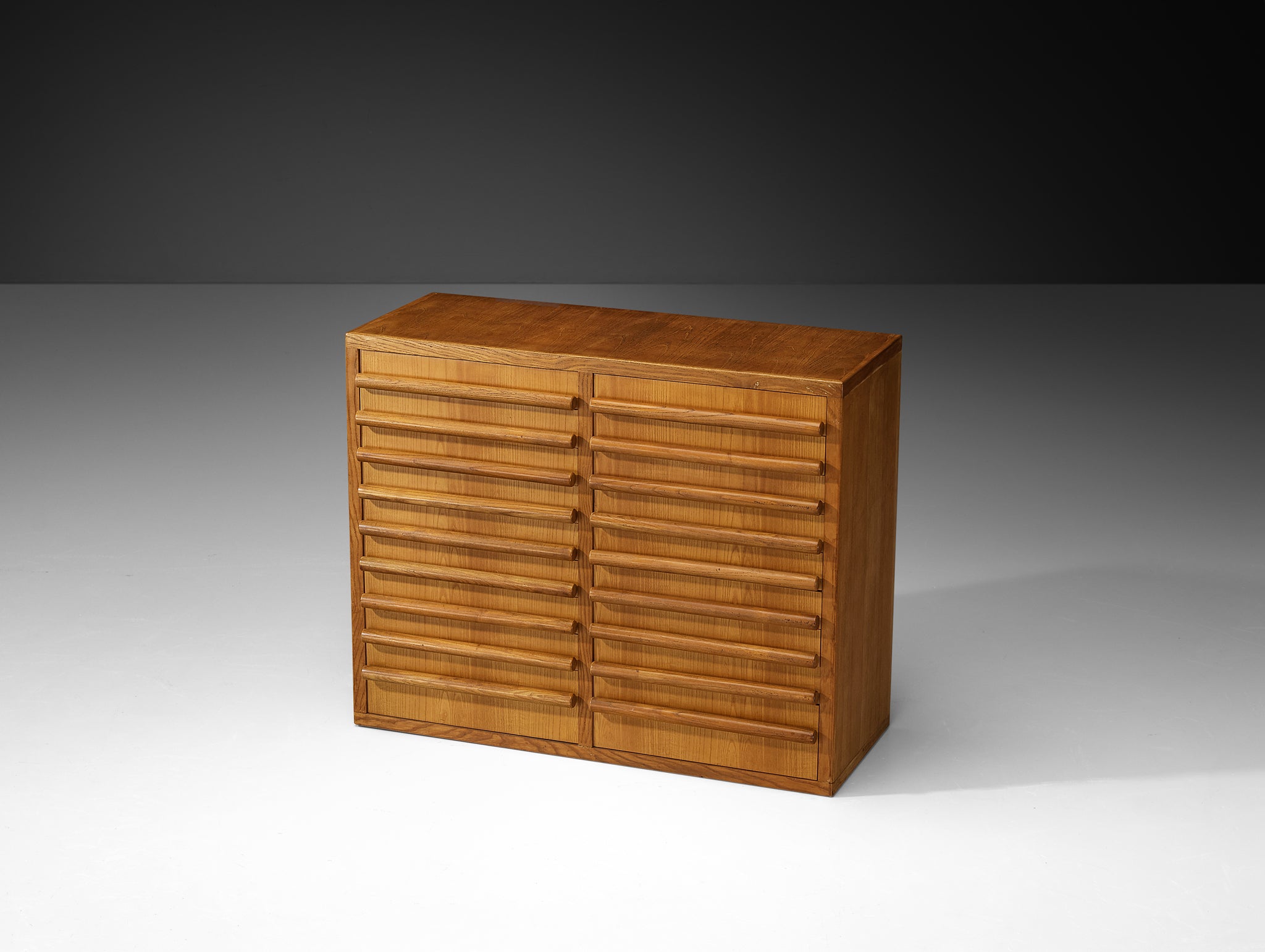 Italian Mid-Century Sideboard in Ash Case pieces and storage cabinets Morentz