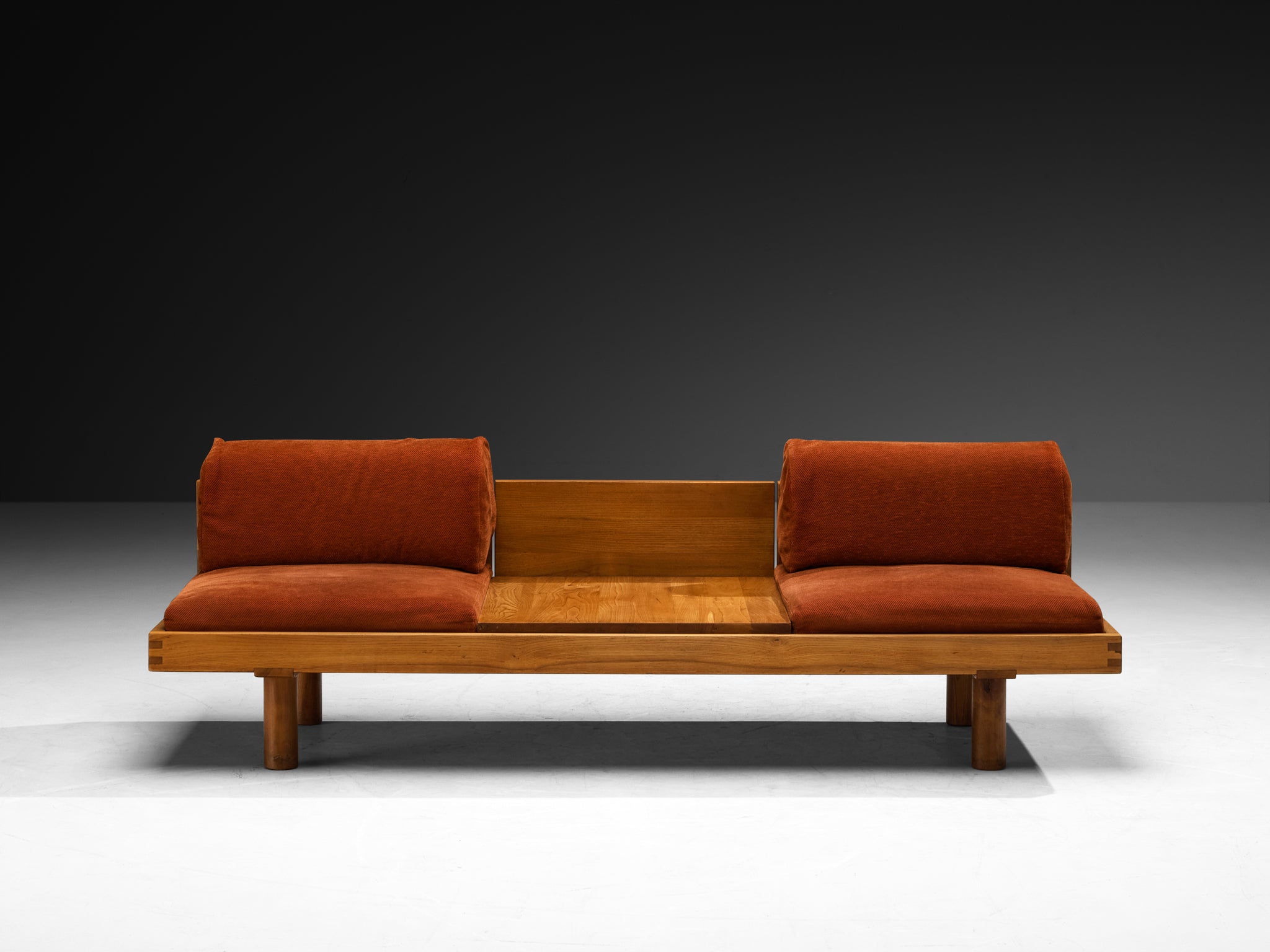 Early Pierre Chapo 'L09G' Sofa or Daybed Seating Morentz