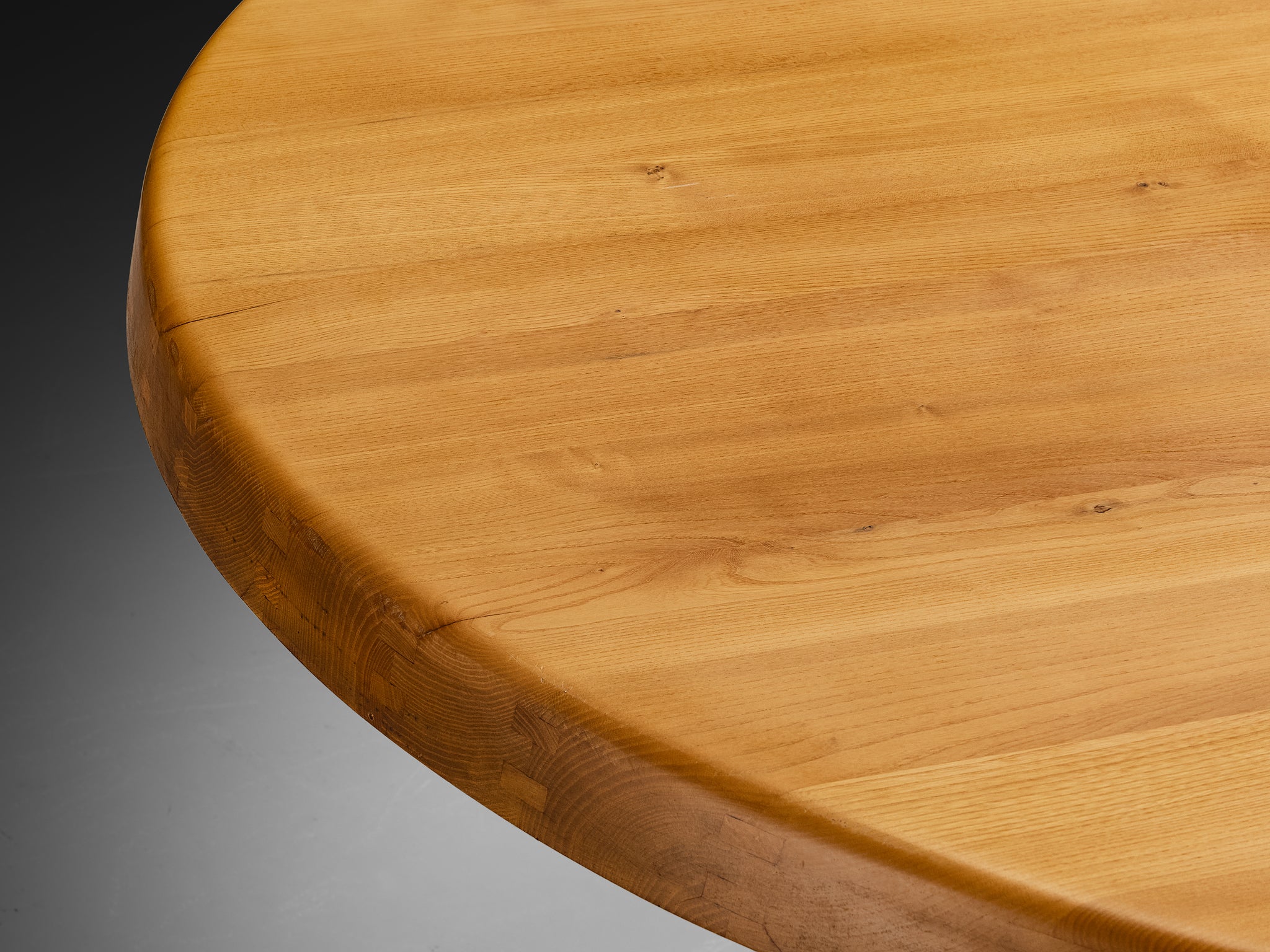Pierre Chapo 'Sfax' T21E Dining Table in Solid Elm 160cm/62.99in. Tables Morentz