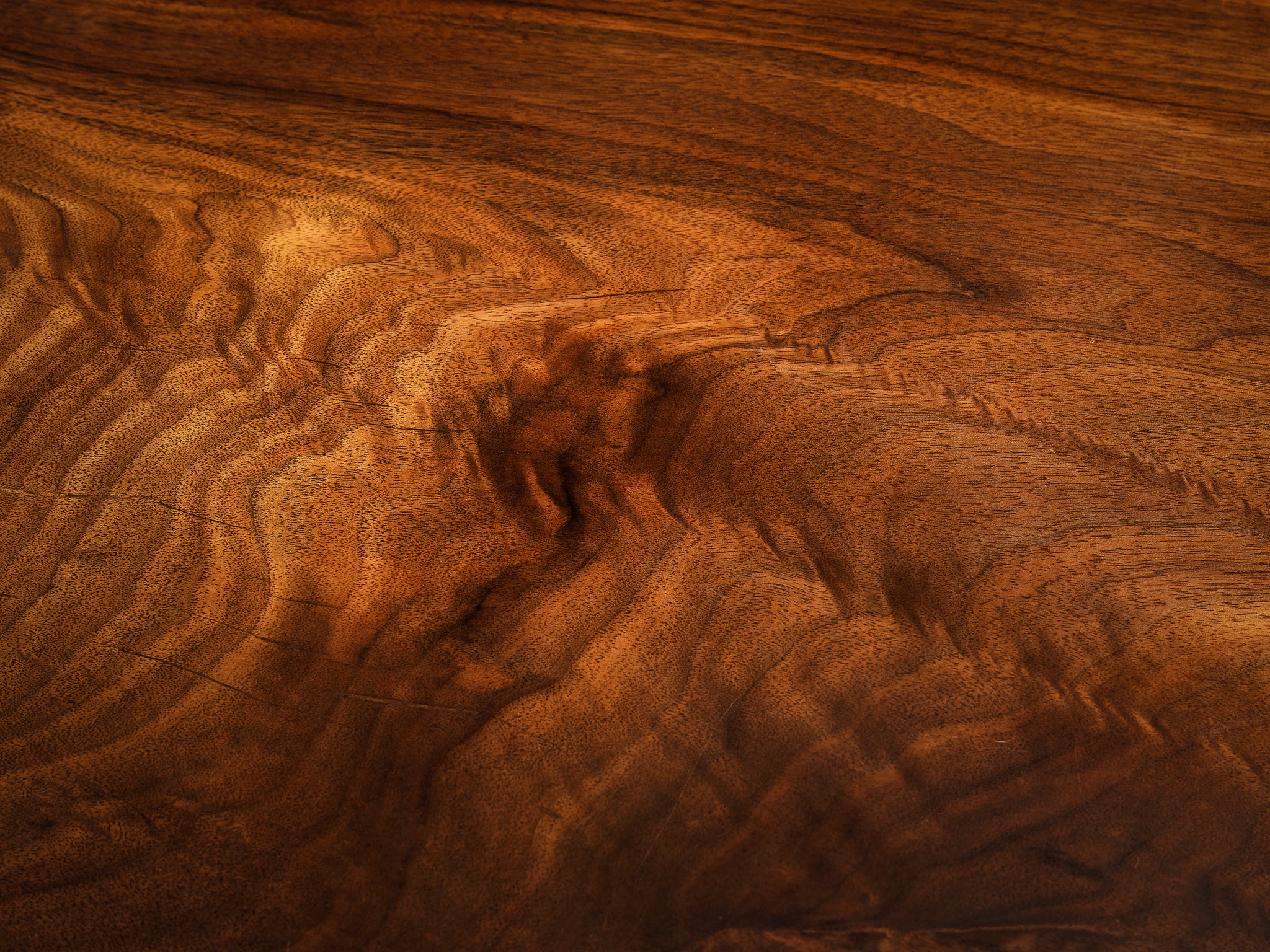 George Nakashima 'Cluster Base' Table with Live-Edge Top Tables Morentz