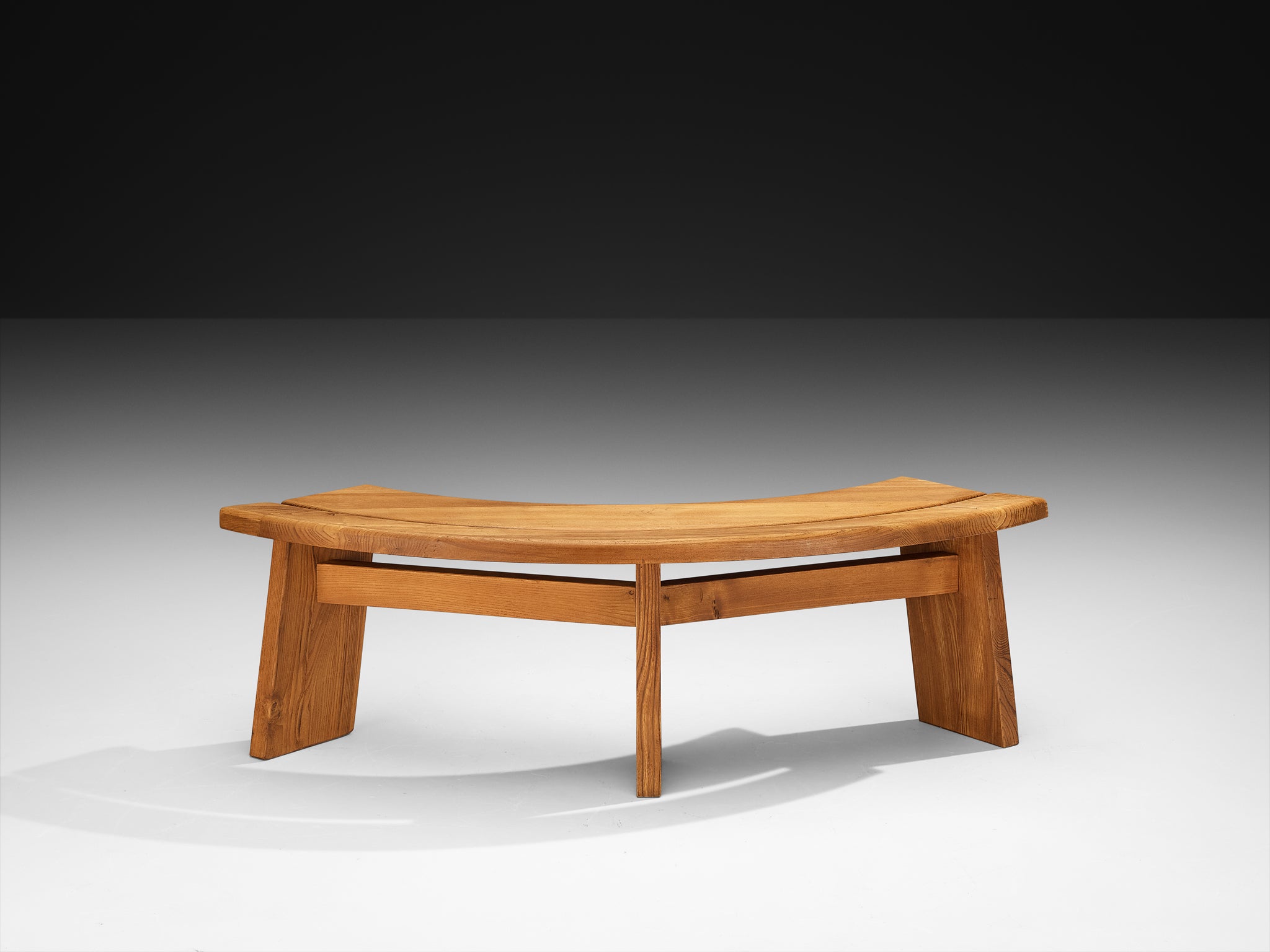 Early Pierre Chapo 'S38A’ Benches in Solid Elm Seating Morentz