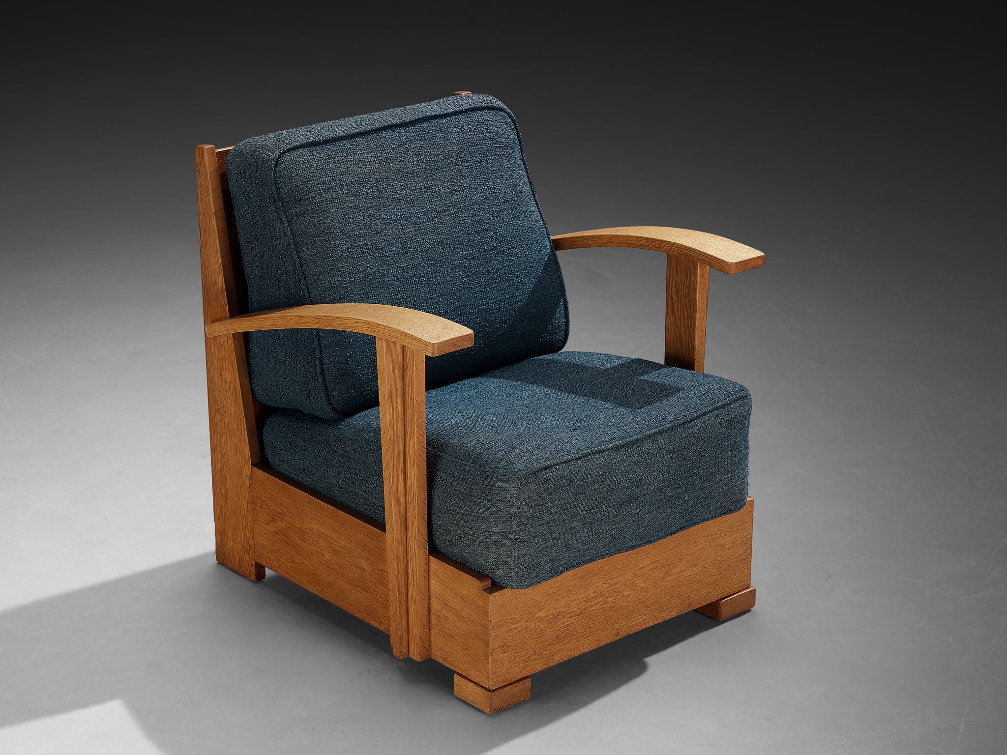 Jan den Drijver for De Stijl Lounge Chair in Oak