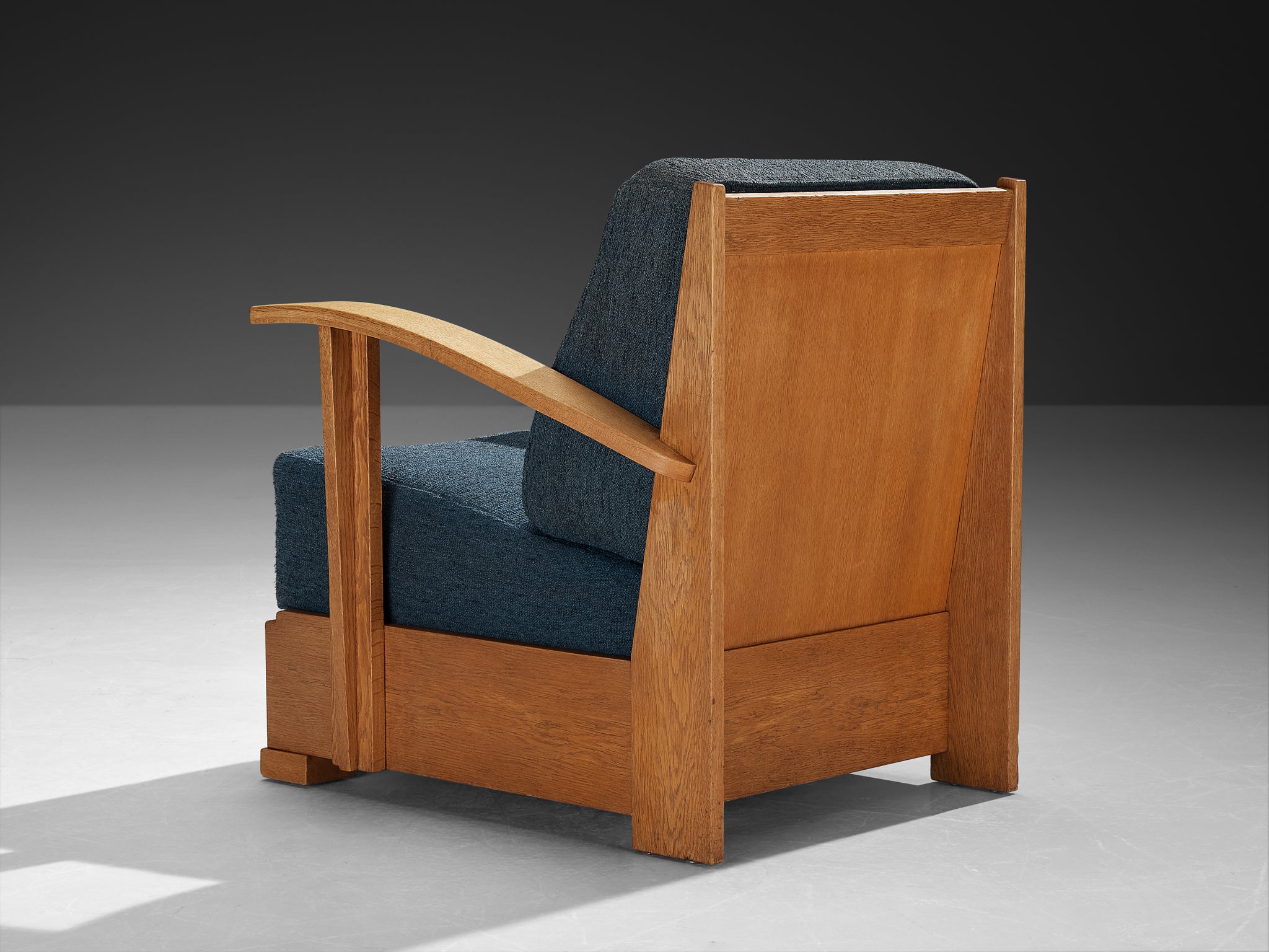 Jan den Drijver for De Stijl Lounge Chair in Oak