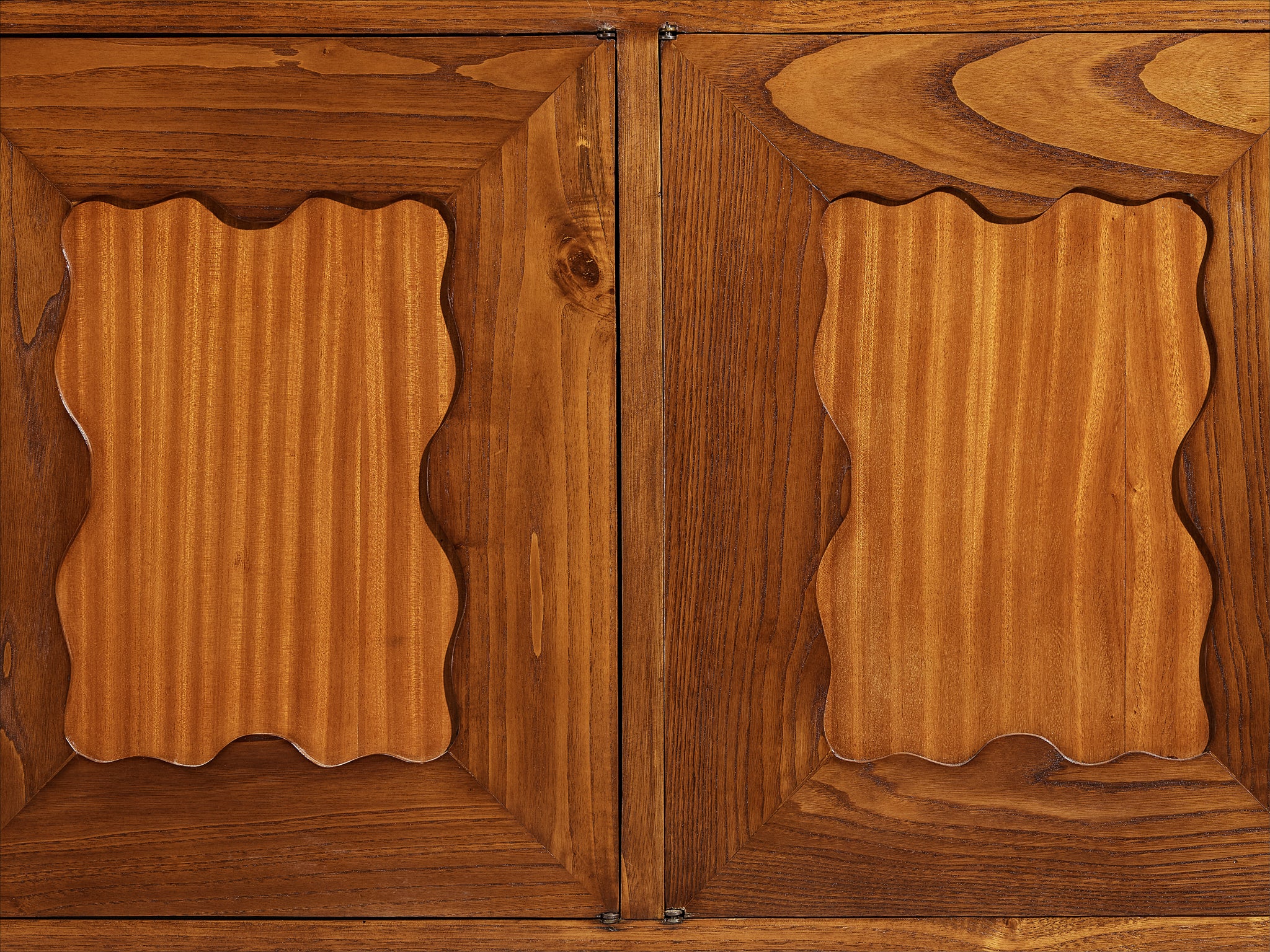 Sizeable Italian Art Deco Sideboard in Wood 270 cm/106 in Wide Case pieces and storage cabinets Morentz