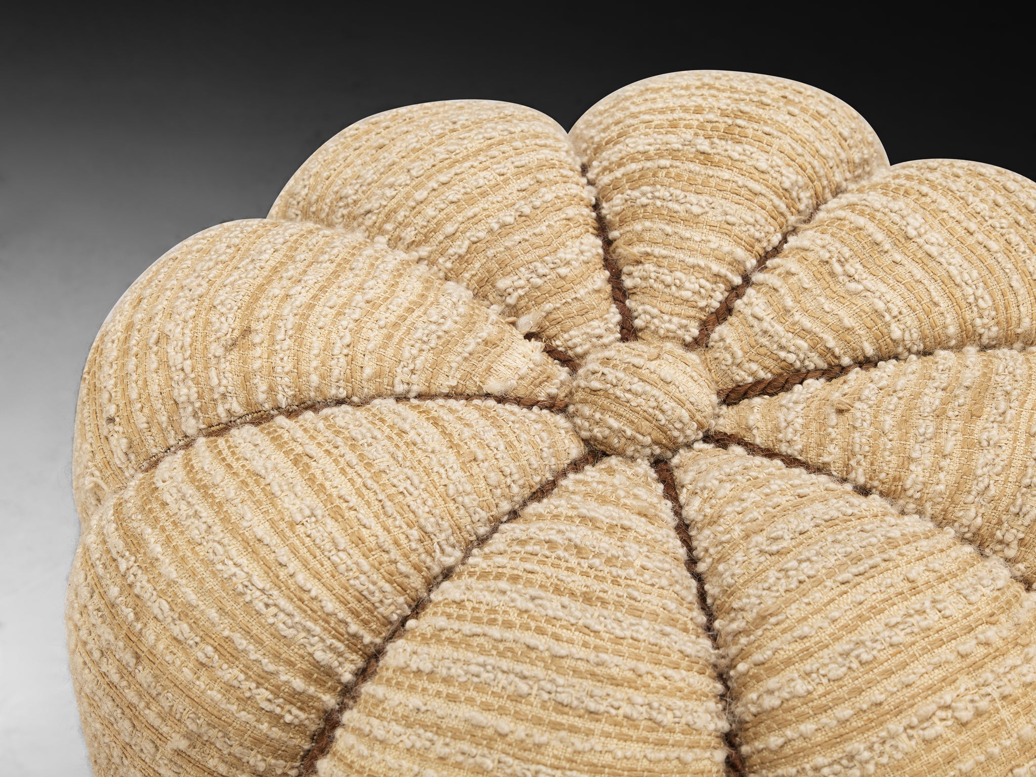 Jindrich Halabala Stool in Decorative Upholstery Seating Morentz