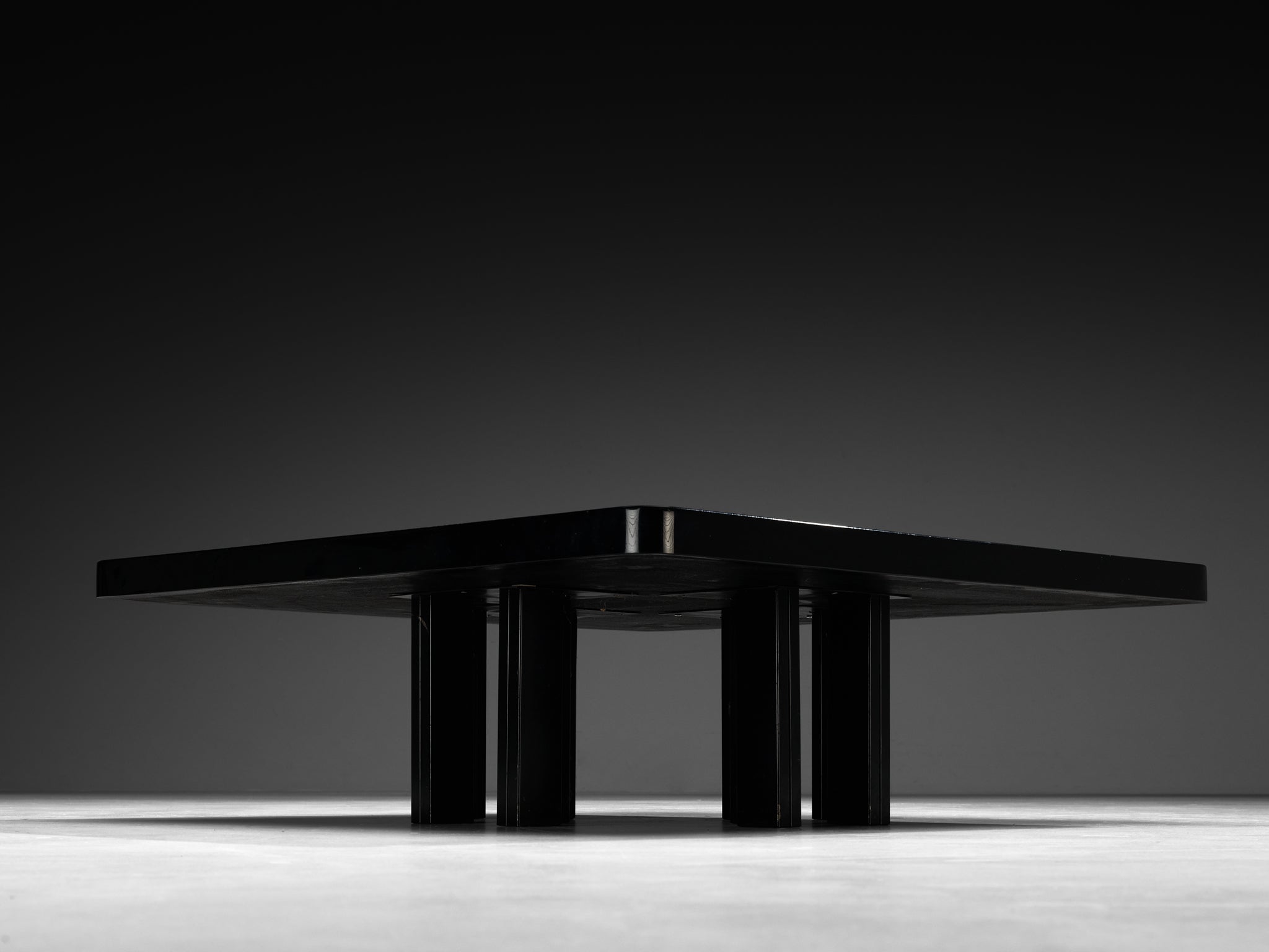 Jean Claude Dresse Coffee Table in Dark Resin Tables Morentz