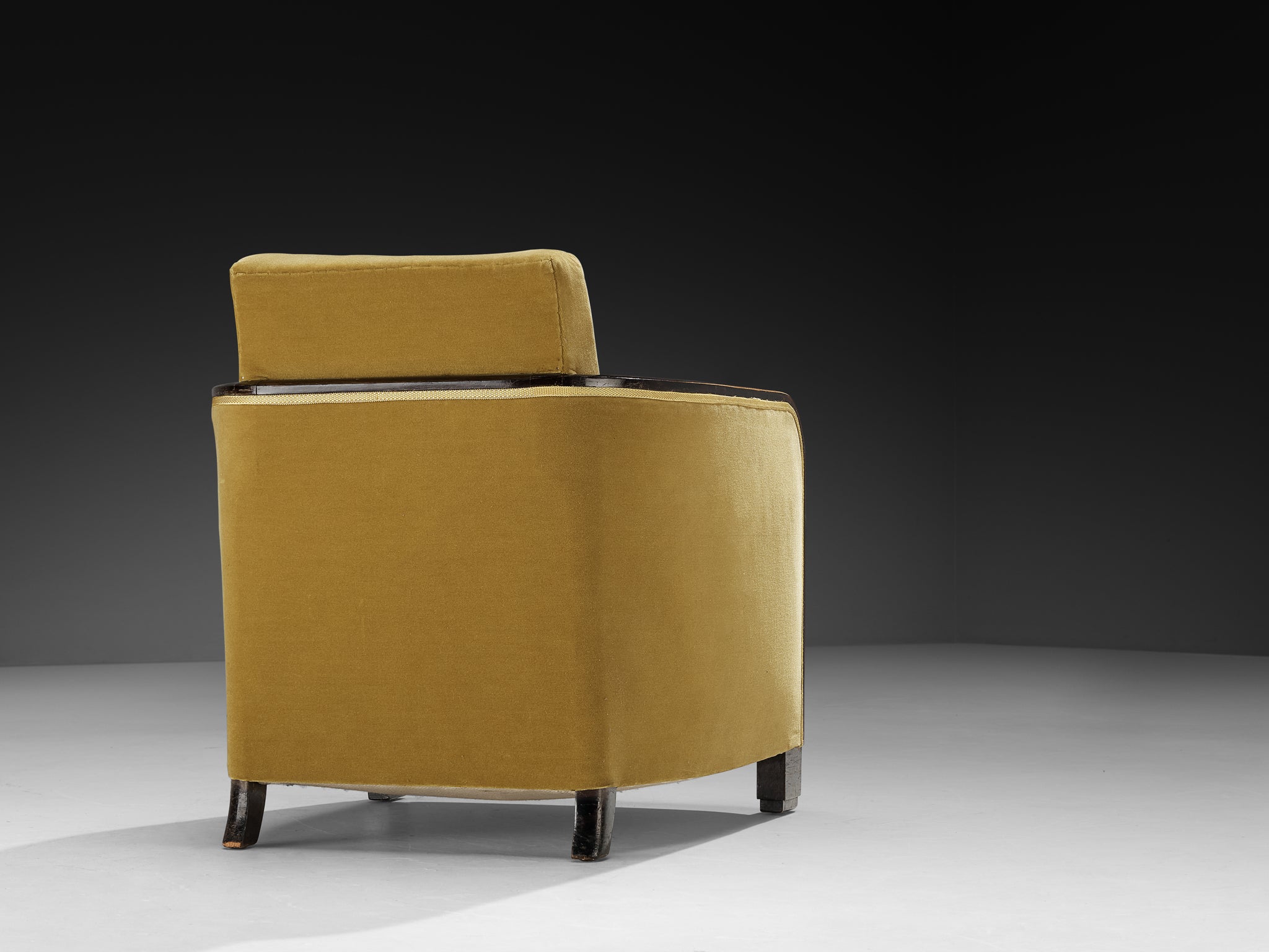 Rare Maison Soubrier Pair of Late 1920s Art Deco Armchairs Seating Morentz