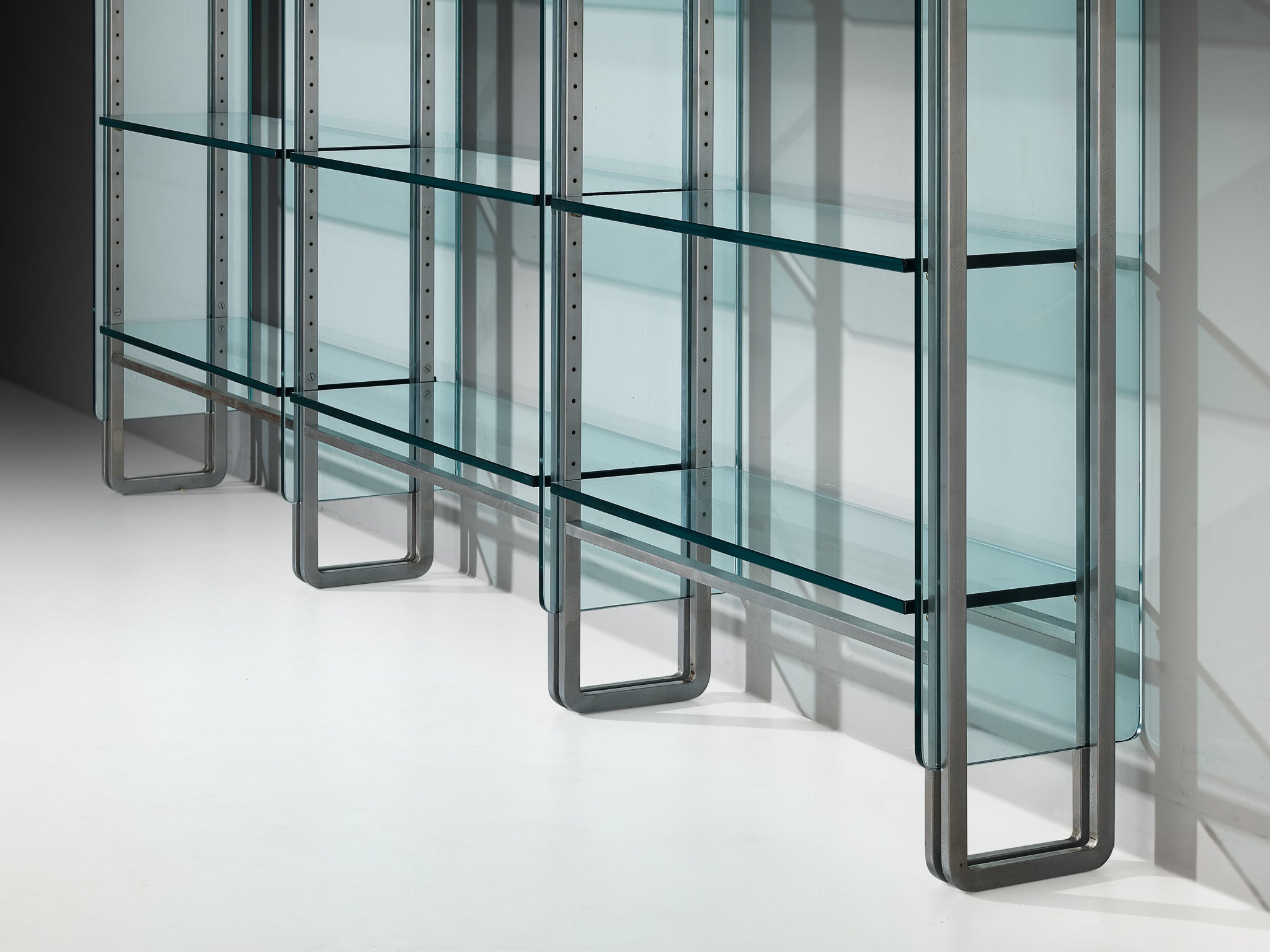 Vittorio Introini for Proposals Wall Unit in Steel and Glass
