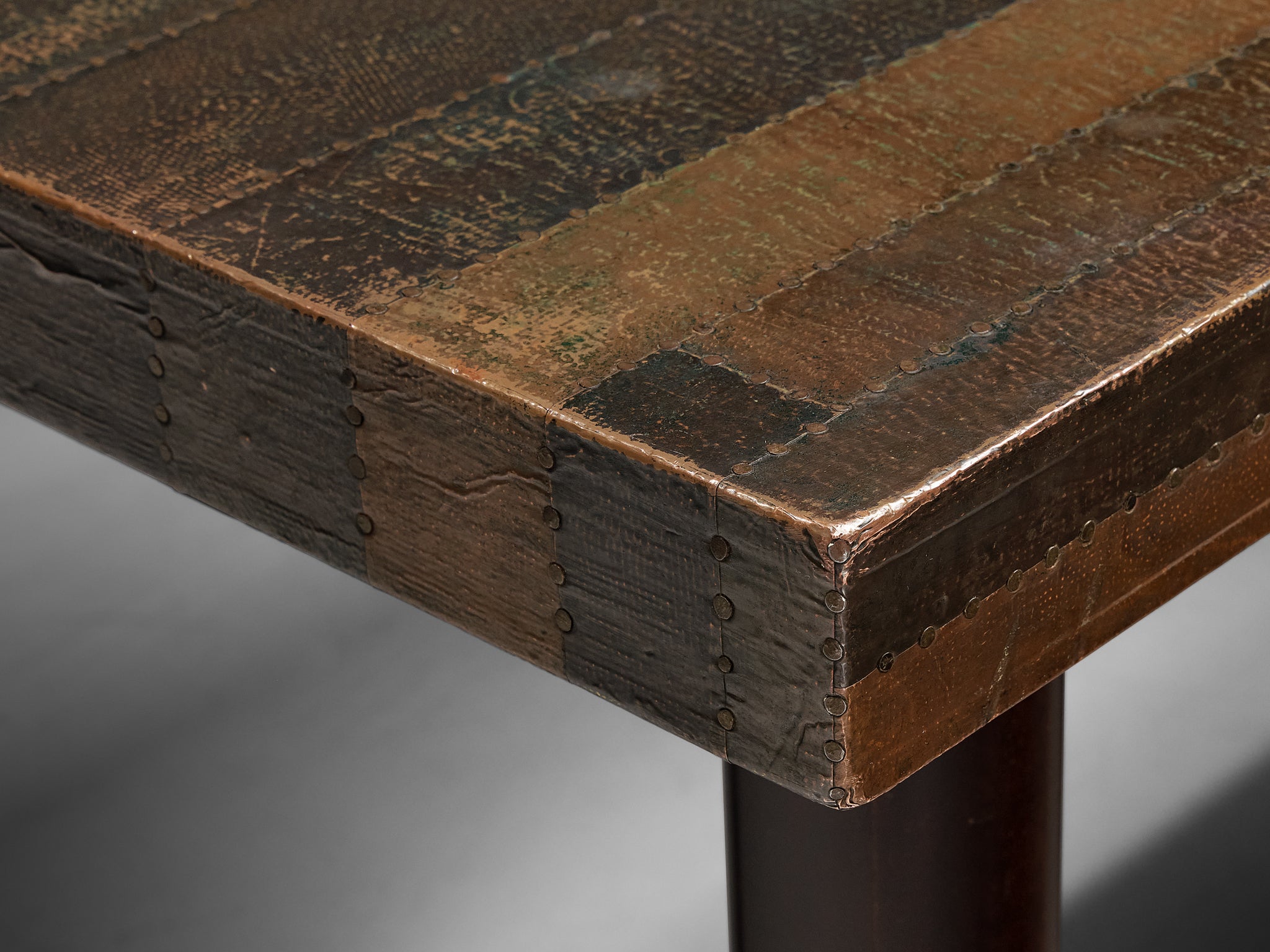 Lorenzo Burchiellaro Console Table in Copper 230cm/90.55 in Tables Morentz