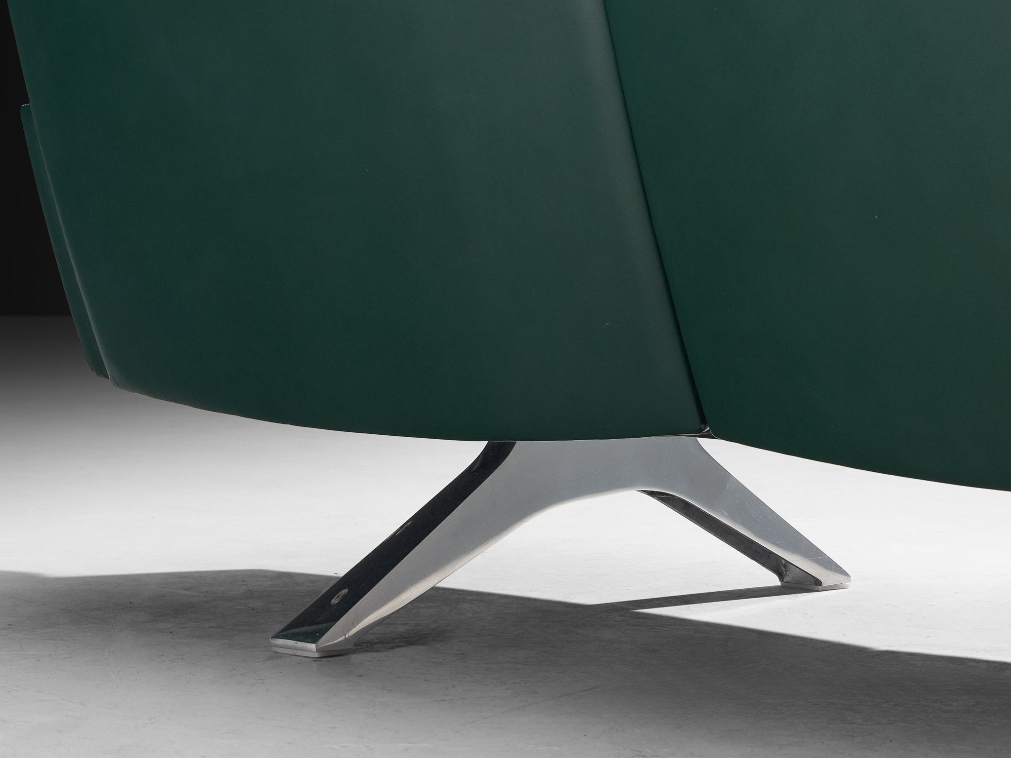 De Sede DS-31 Three Seat Sofa in Deep Green Leather Seating Morentz