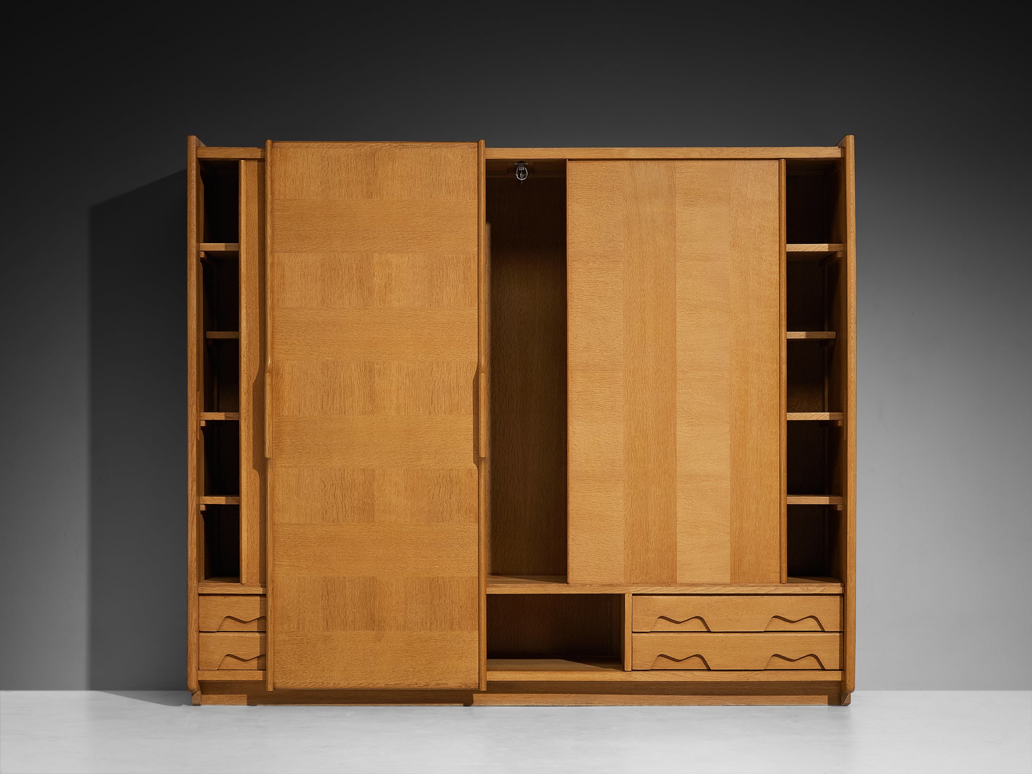 Guillerme & Chambron for Votre Maison Wardrobe in Oak Case pieces and storage cabinets Morentz