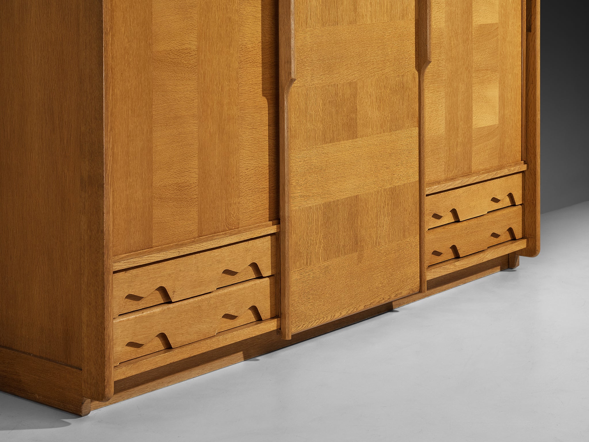 Guillerme & Chambron for Votre Maison Wardrobe in Oak Case pieces and storage cabinets Morentz