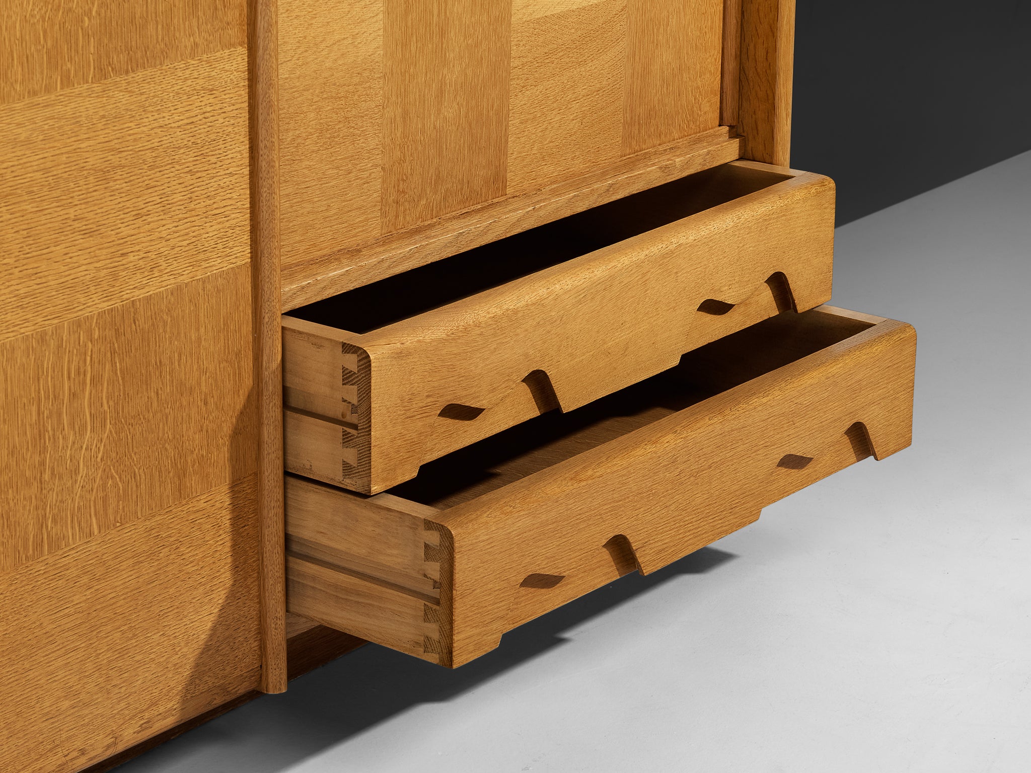 Guillerme & Chambron for Votre Maison Wardrobe in Oak Case pieces and storage cabinets Morentz