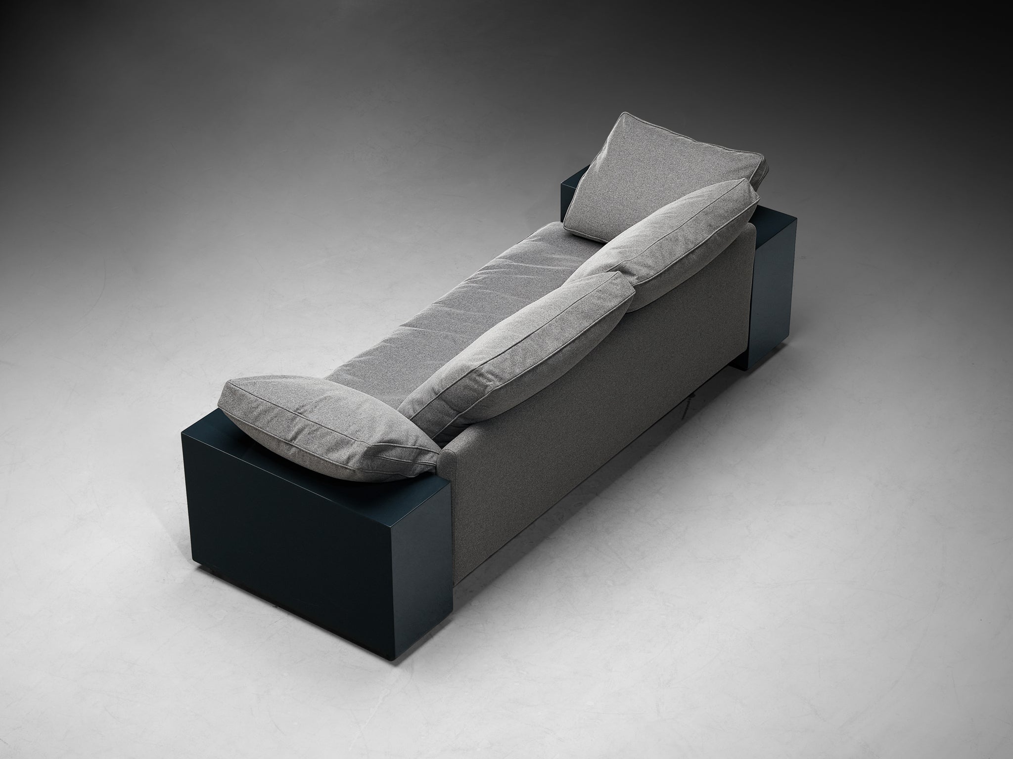 Eileen Gray 'Lota' Sofa in High Gloss Lacquered Wood Seating Morentz