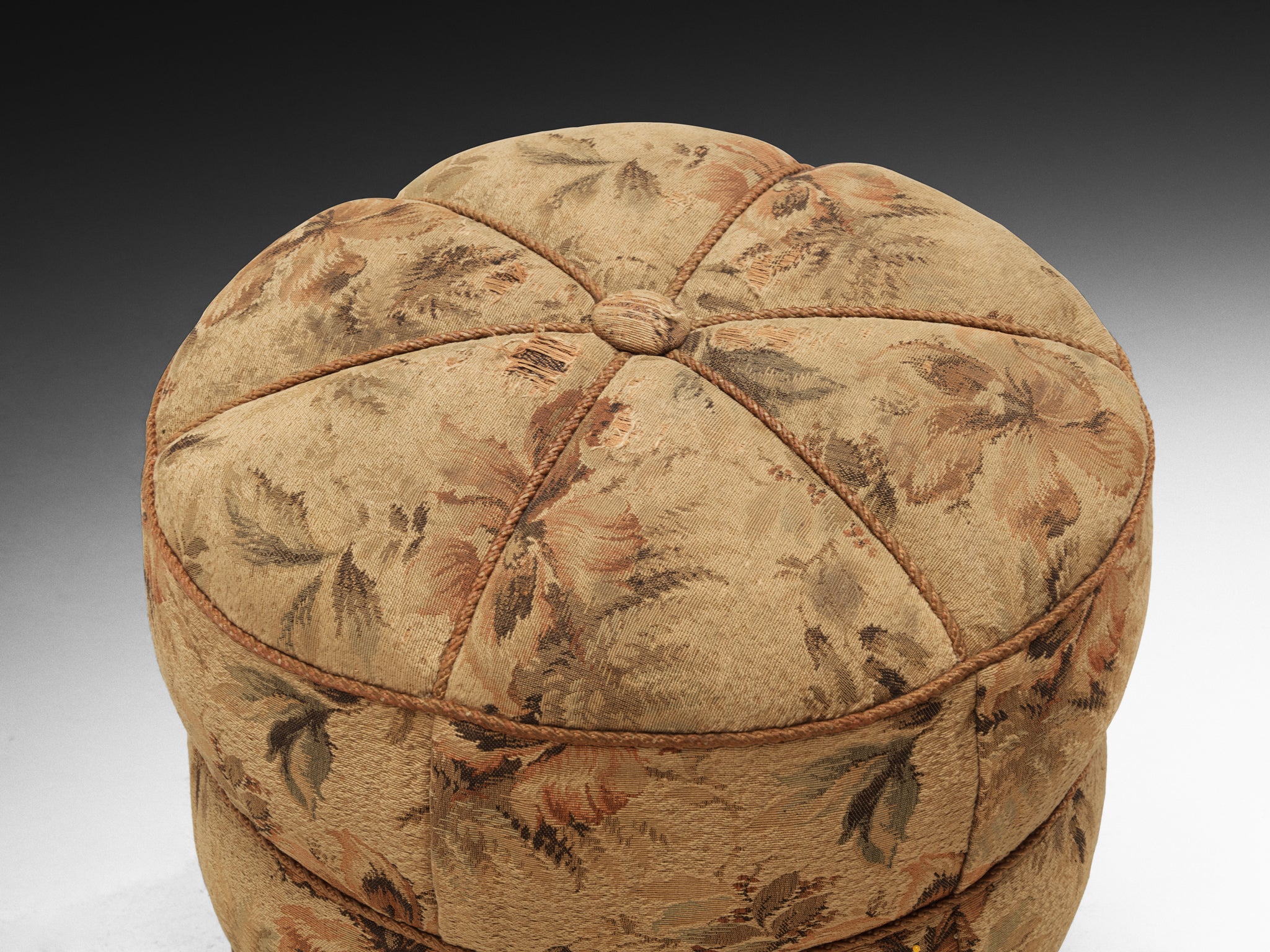 Jindrich Halabala Stools in Decorative Upholstery Seating Morentz