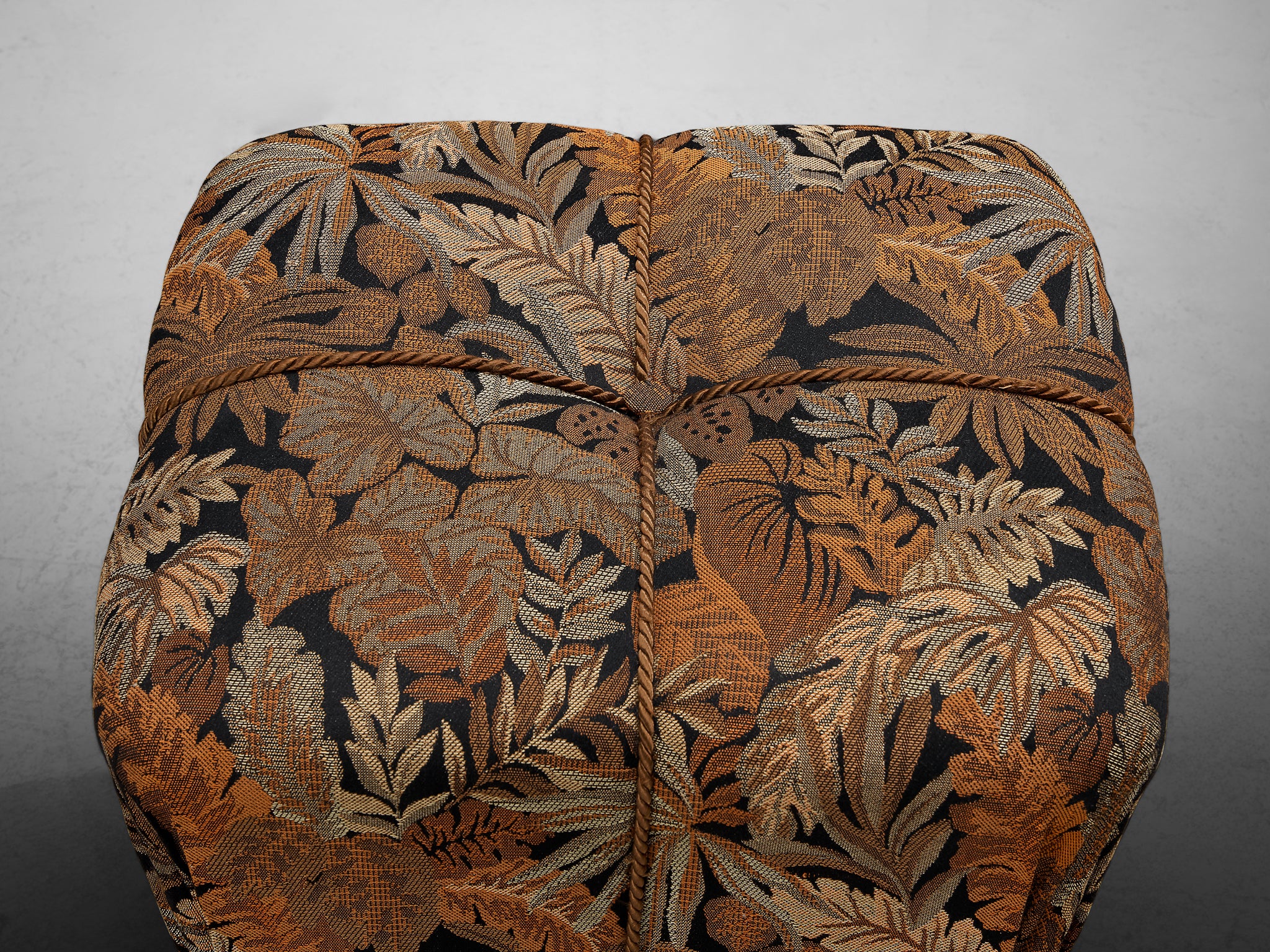 Jindrich Halabala Stool in Decorative Upholstery Seating Morentz