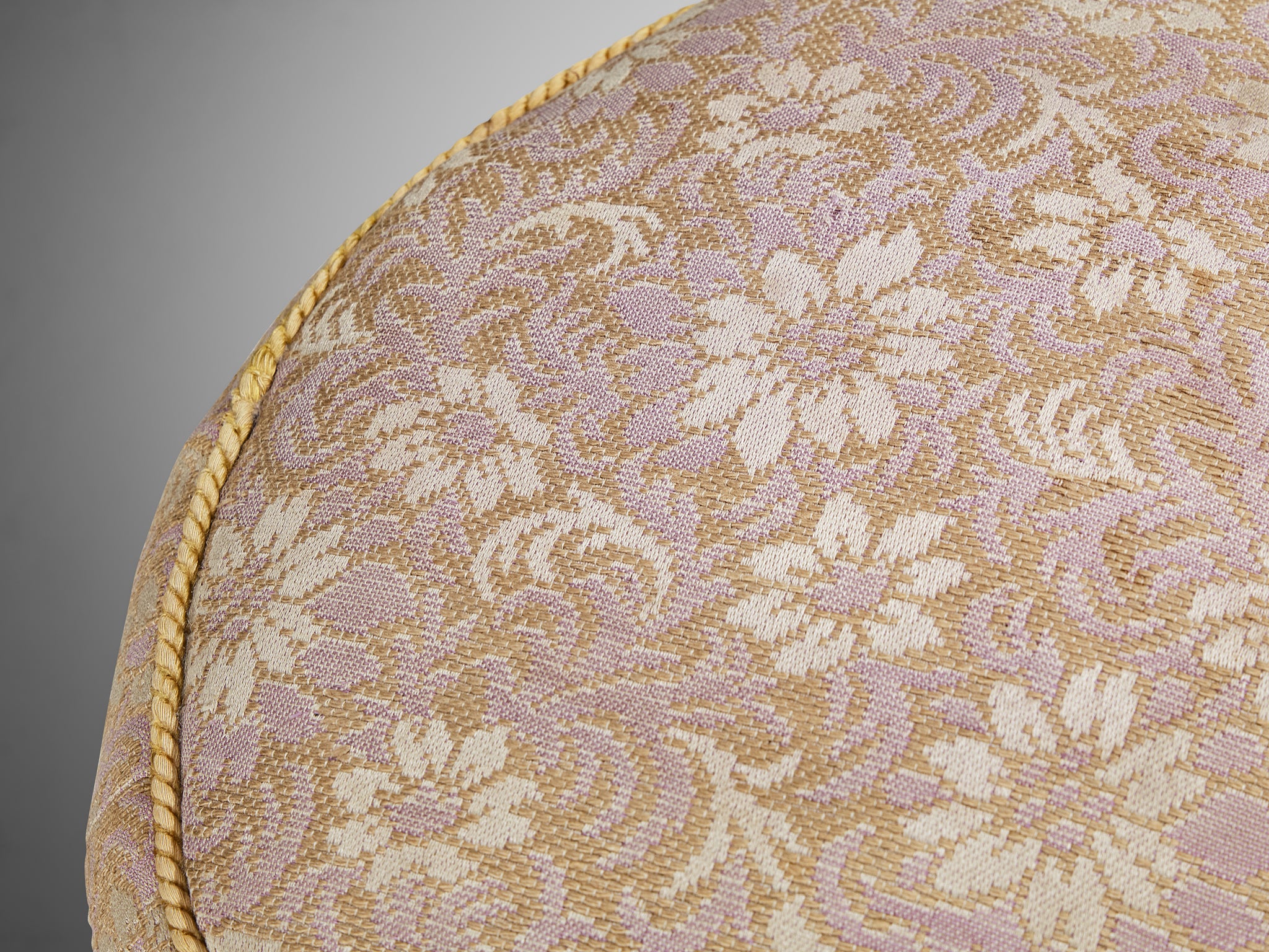 Jindrich Halabala Stool in Decorative Upholstery Seating Morentz