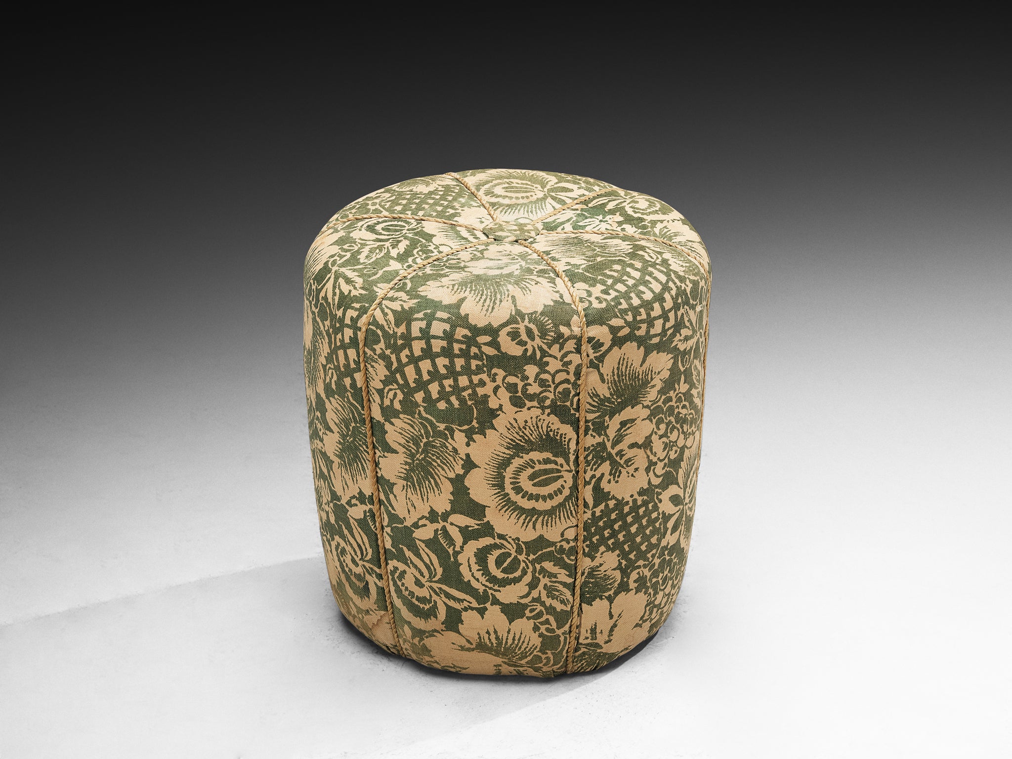 Jindrich Halabala Stools in Decorative Upholstery