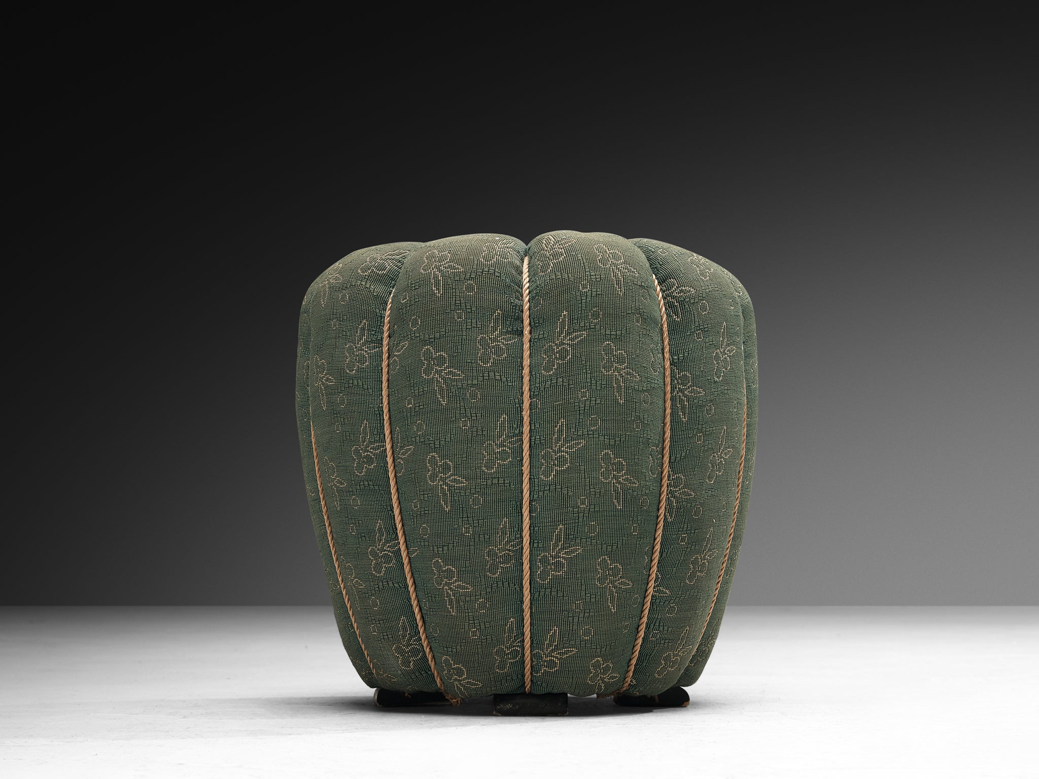 Jindrich Halabala Stools in Decorative Upholstery
