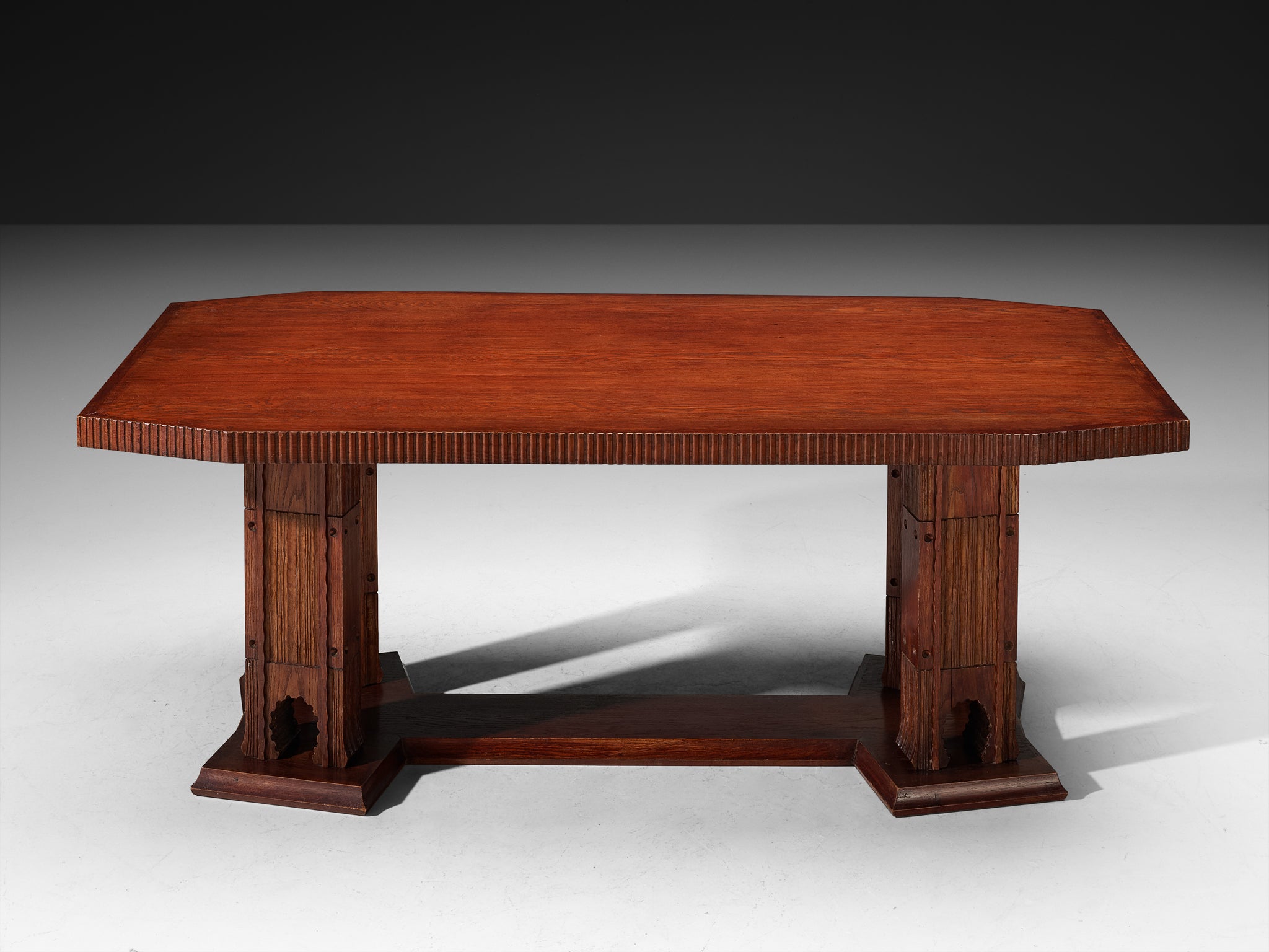 Ernesto Valabrega for Vittorio Valabrega Dining Table in Oak