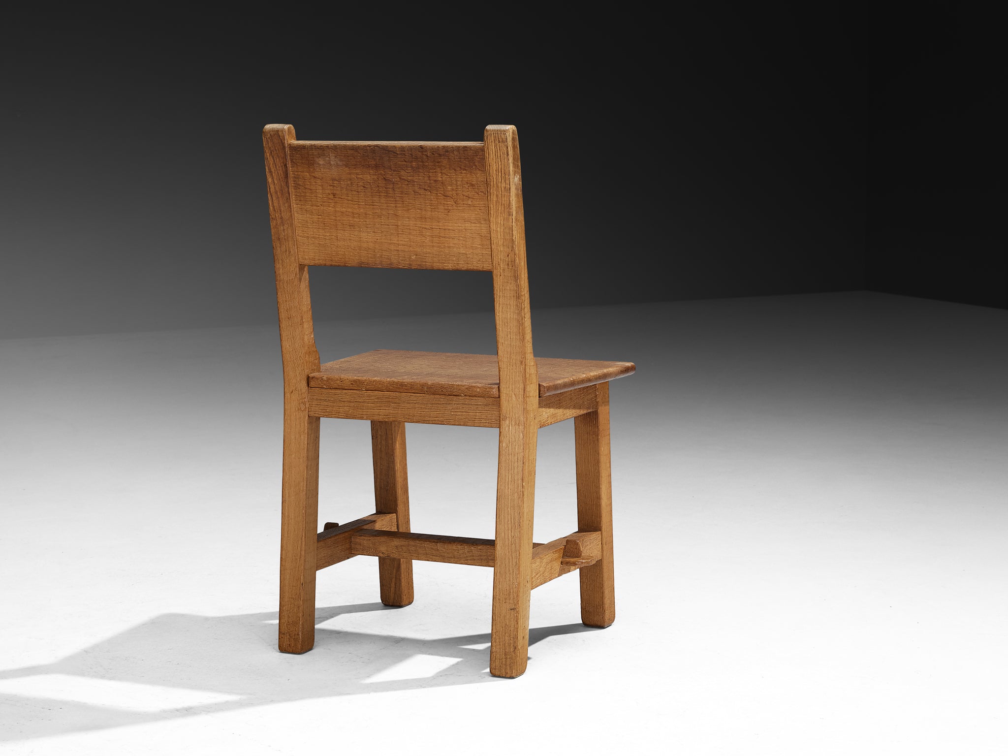 Artisanal Mid-Century Dining Chairs in Oak Seating Morentz