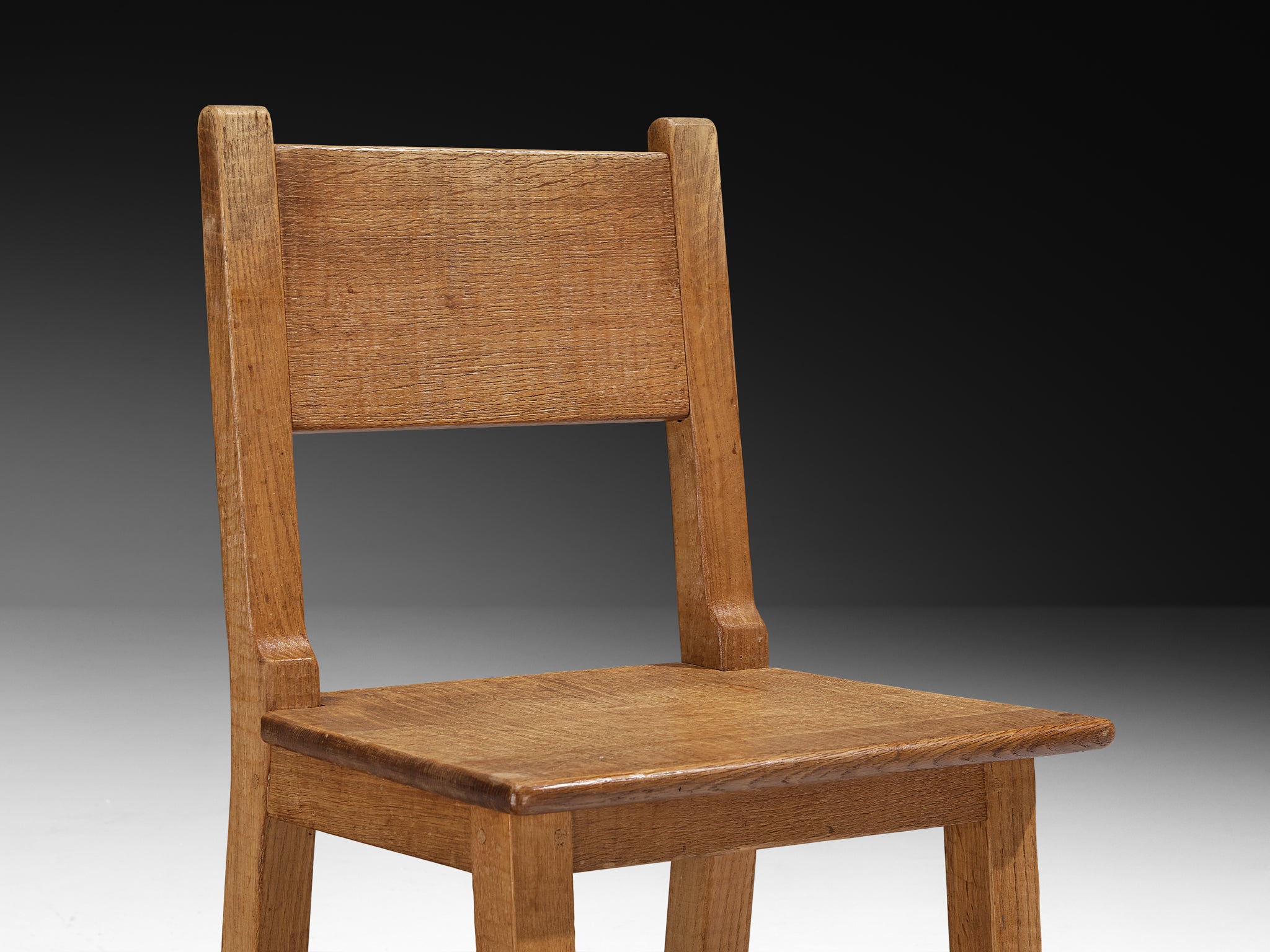 Artisanal Mid-Century Dining Chairs in Oak Seating Morentz