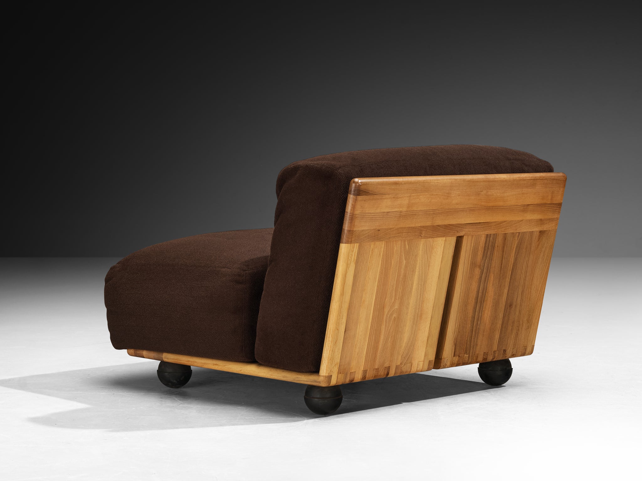 Mario Bellini for Cassina 'Pianura' Lounge Chair in Walnut Seating Morentz