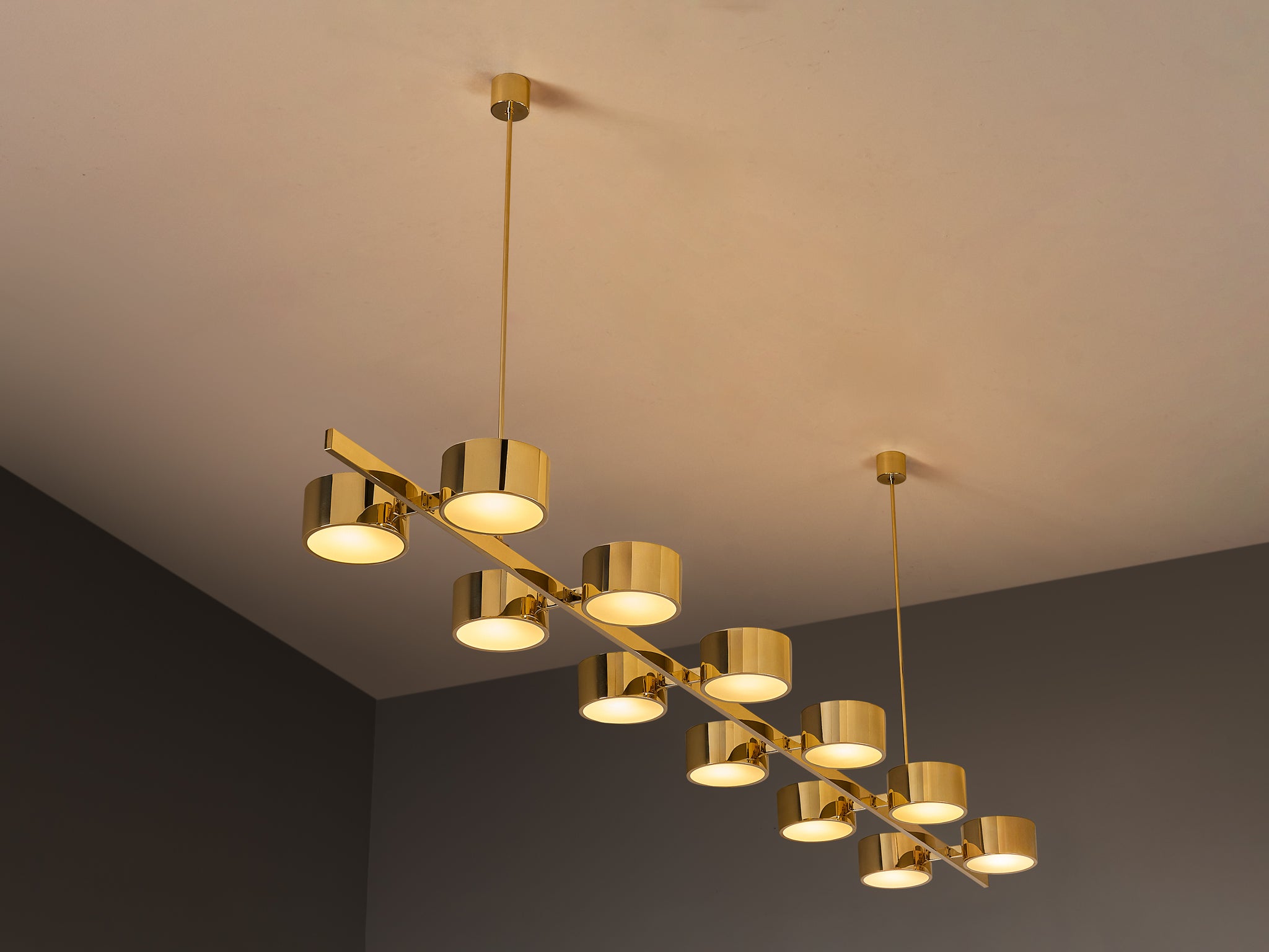 Hans-Agne Jakobsson 'T 261/12' Chandelier in Brass