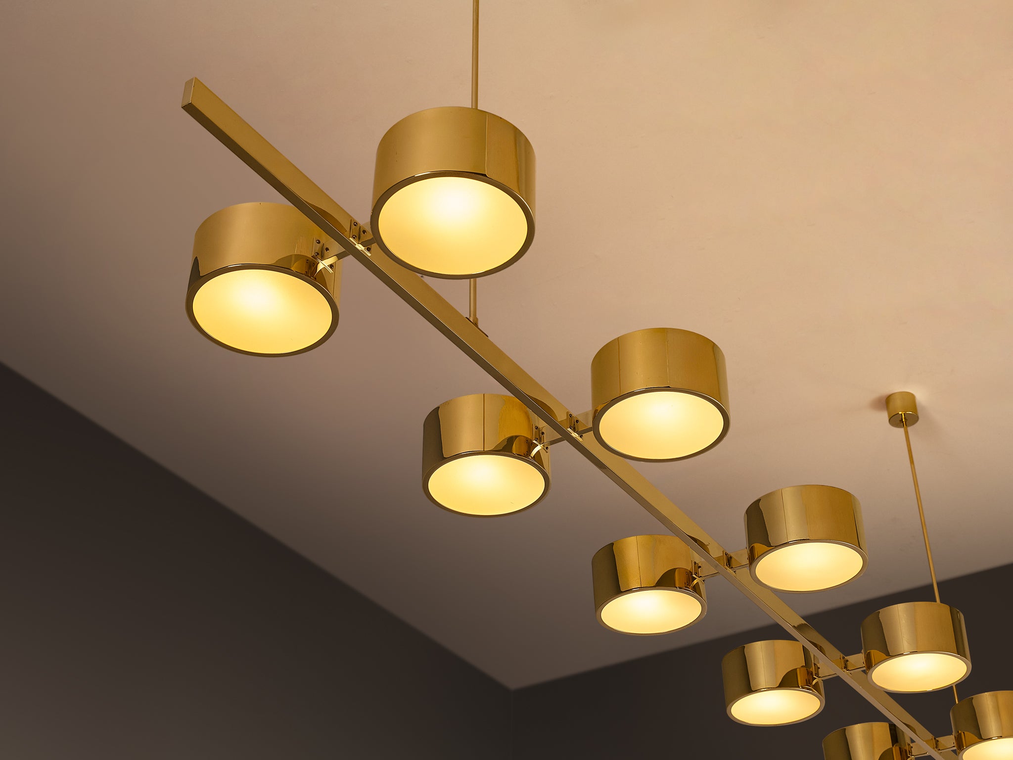 Hans-Agne Jakobsson 'T 261/12' Chandelier in Brass