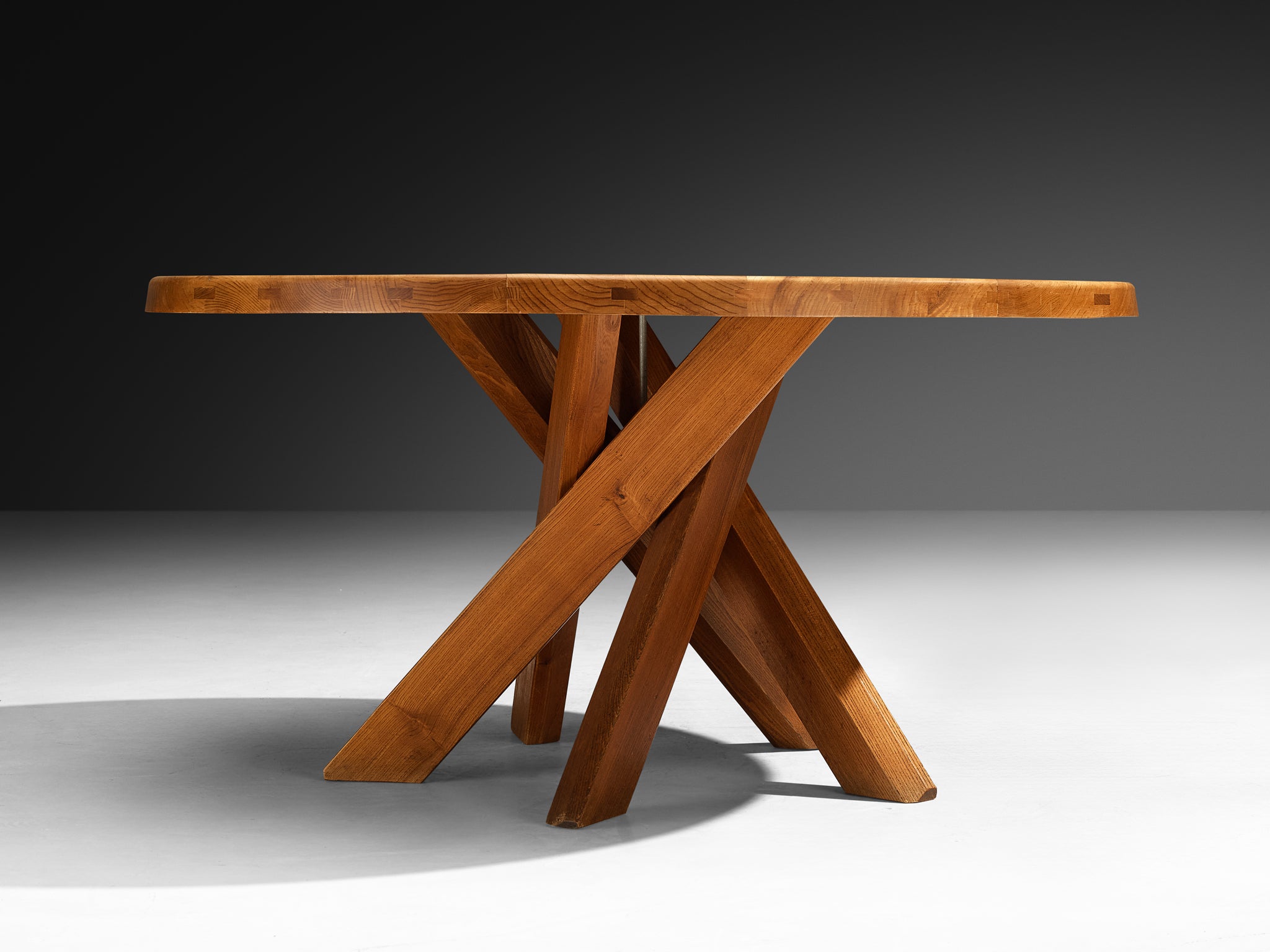 Pierre Chapo 'T21 D' Dining Table Tables Morentz