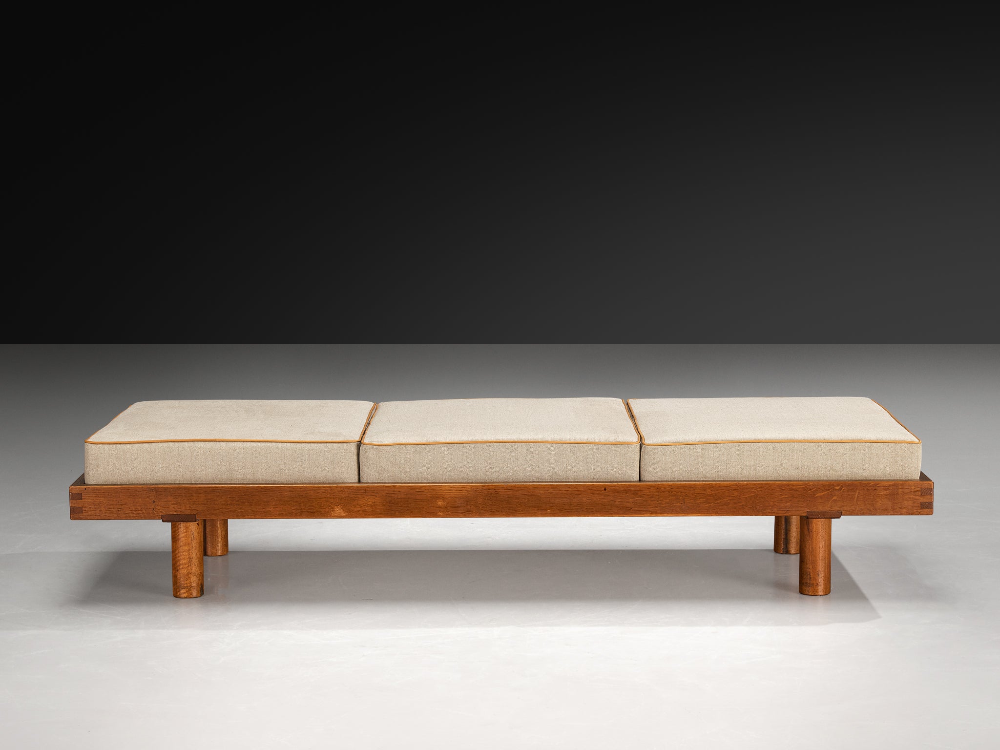 Pierre Chapo 'L09F' Bench in Elm Seating Morentz