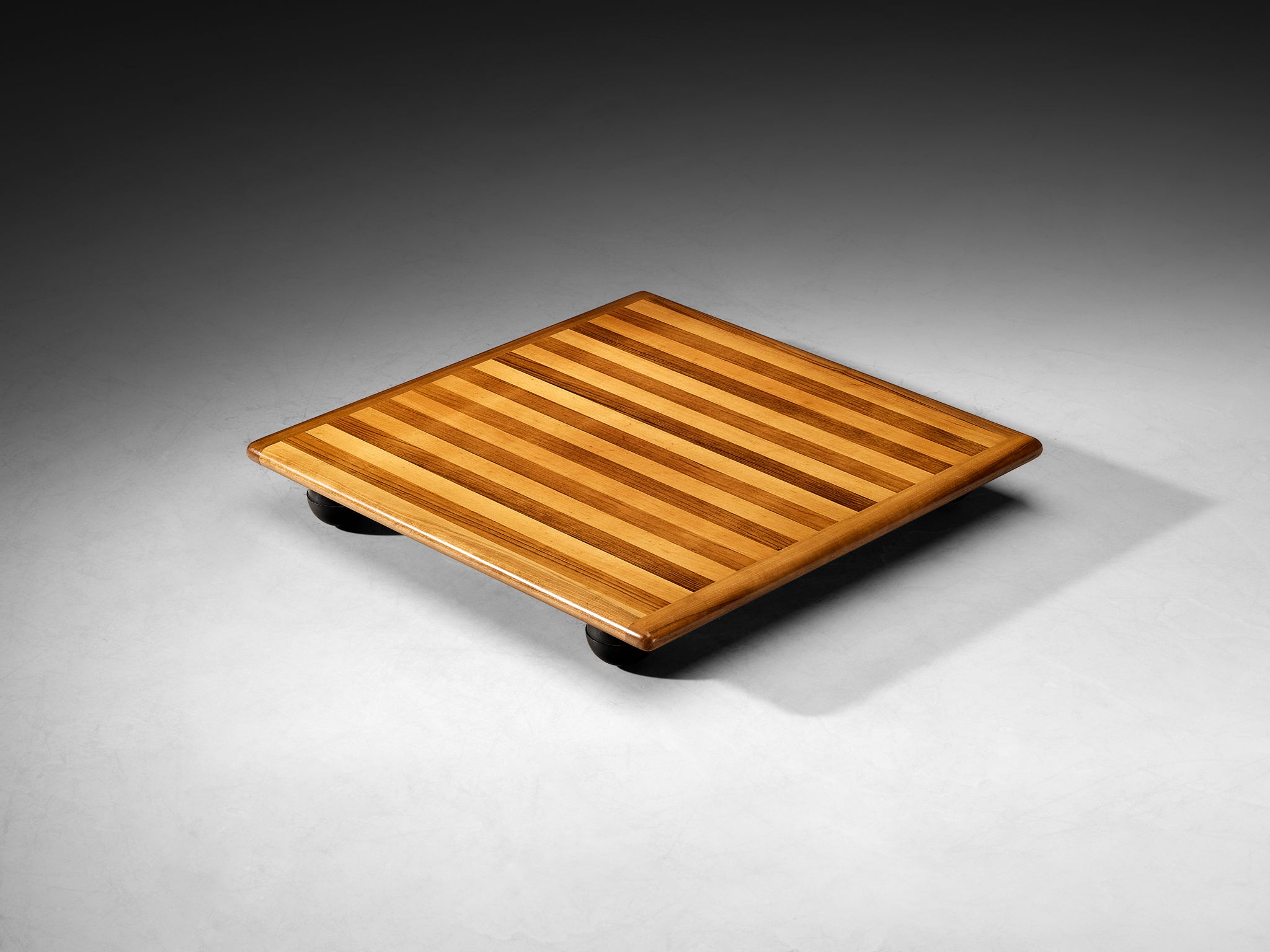 Mario Bellini for Cassina 'Pianura' Low Coffee Table in Walnut Tables Morentz