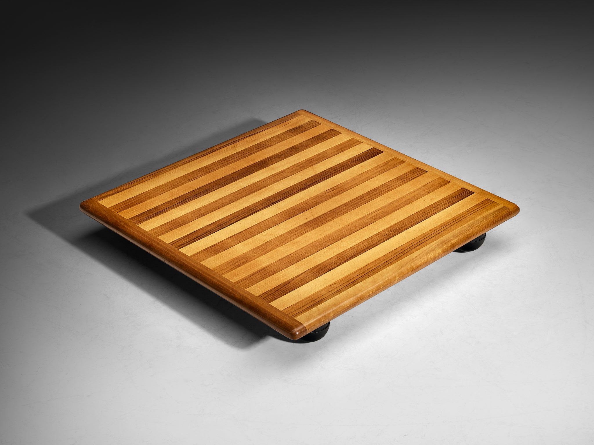 Mario Bellini for Cassina 'Pianura' Low Coffee Table in Walnut Tables Morentz