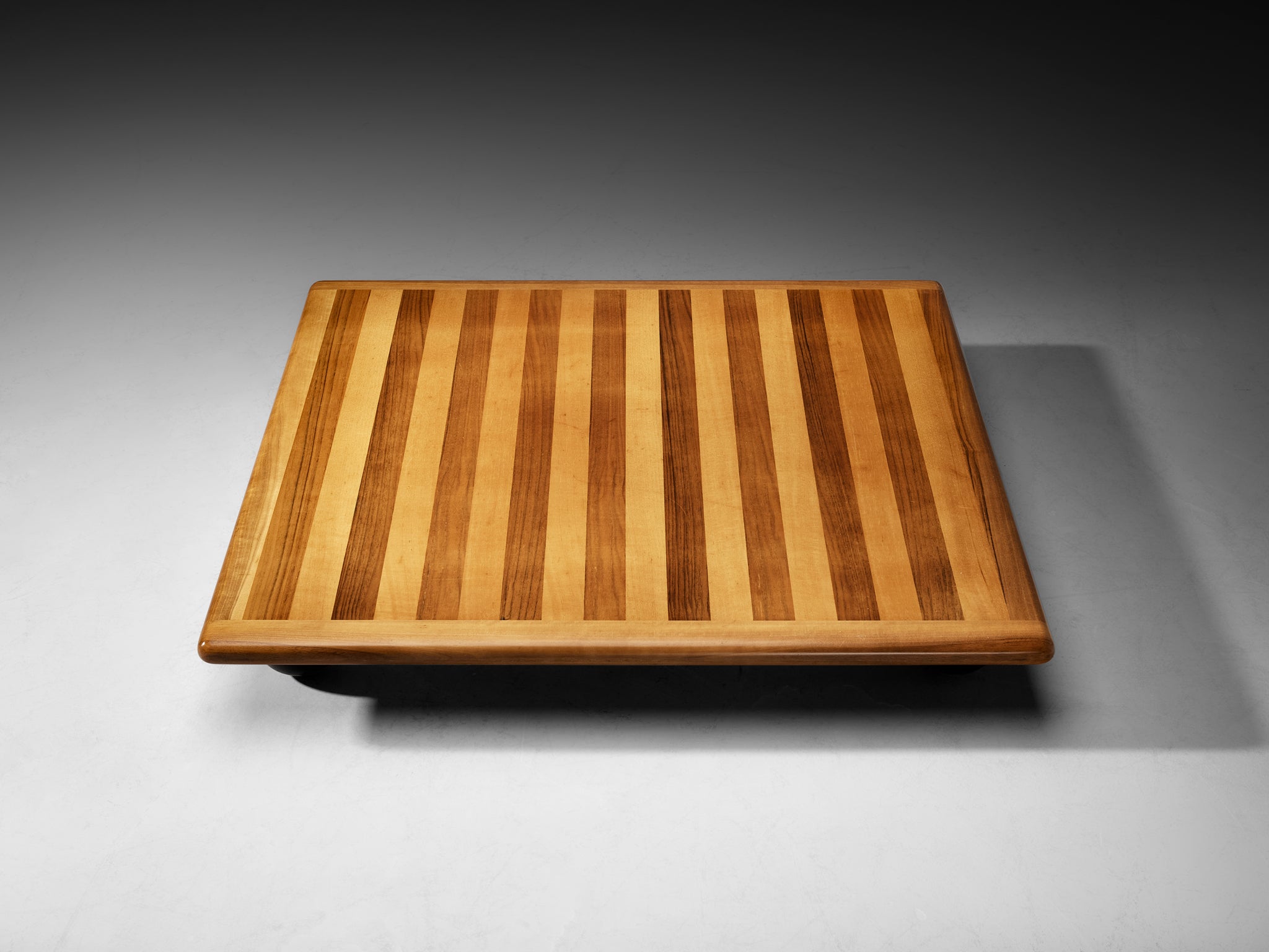 Mario Bellini for Cassina 'Pianura' Low Coffee Table in Walnut Tables Morentz
