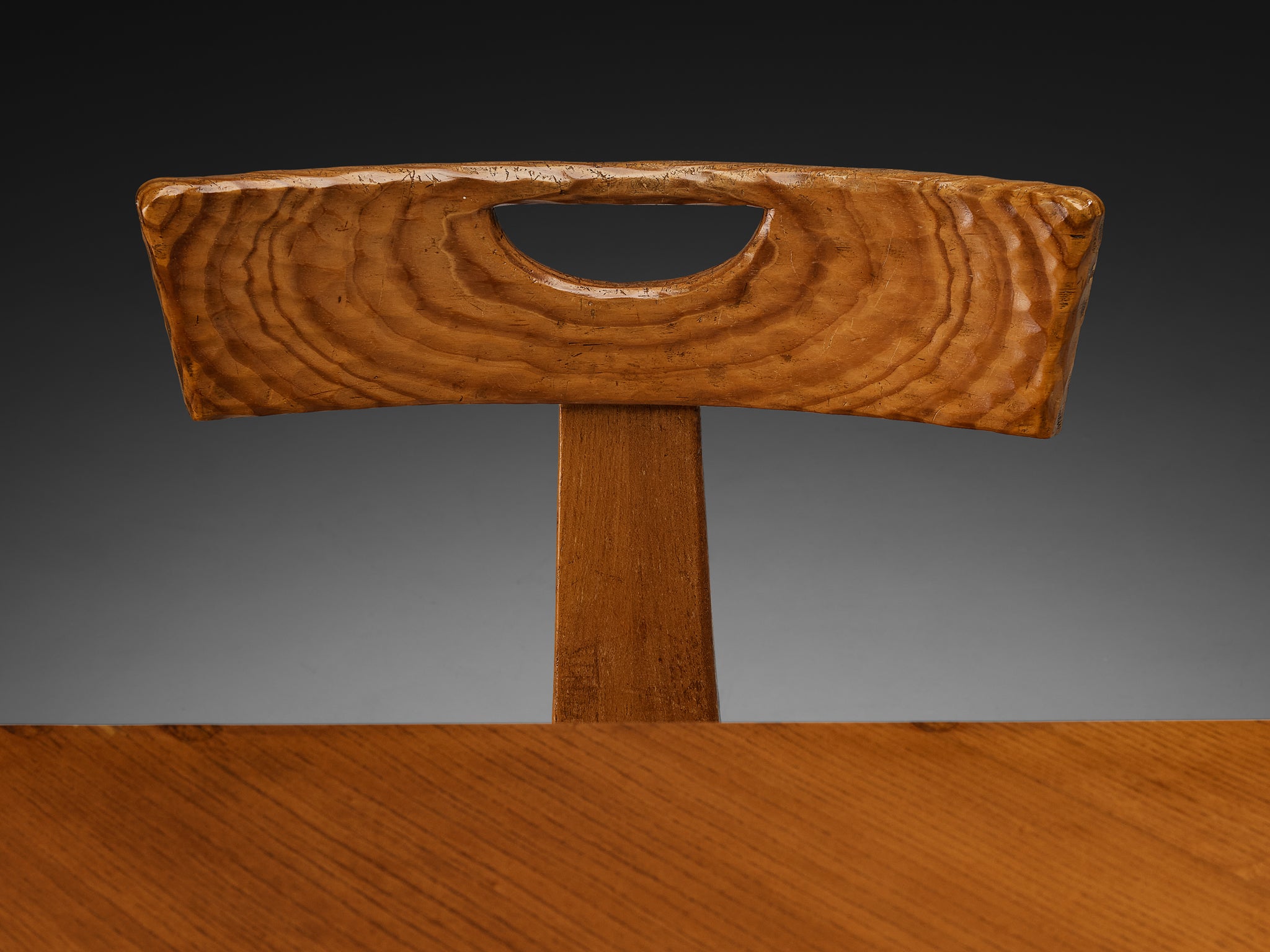 Guglielmo Pecorini Dining Room Set with Chairs and Table in Wood Tables Morentz