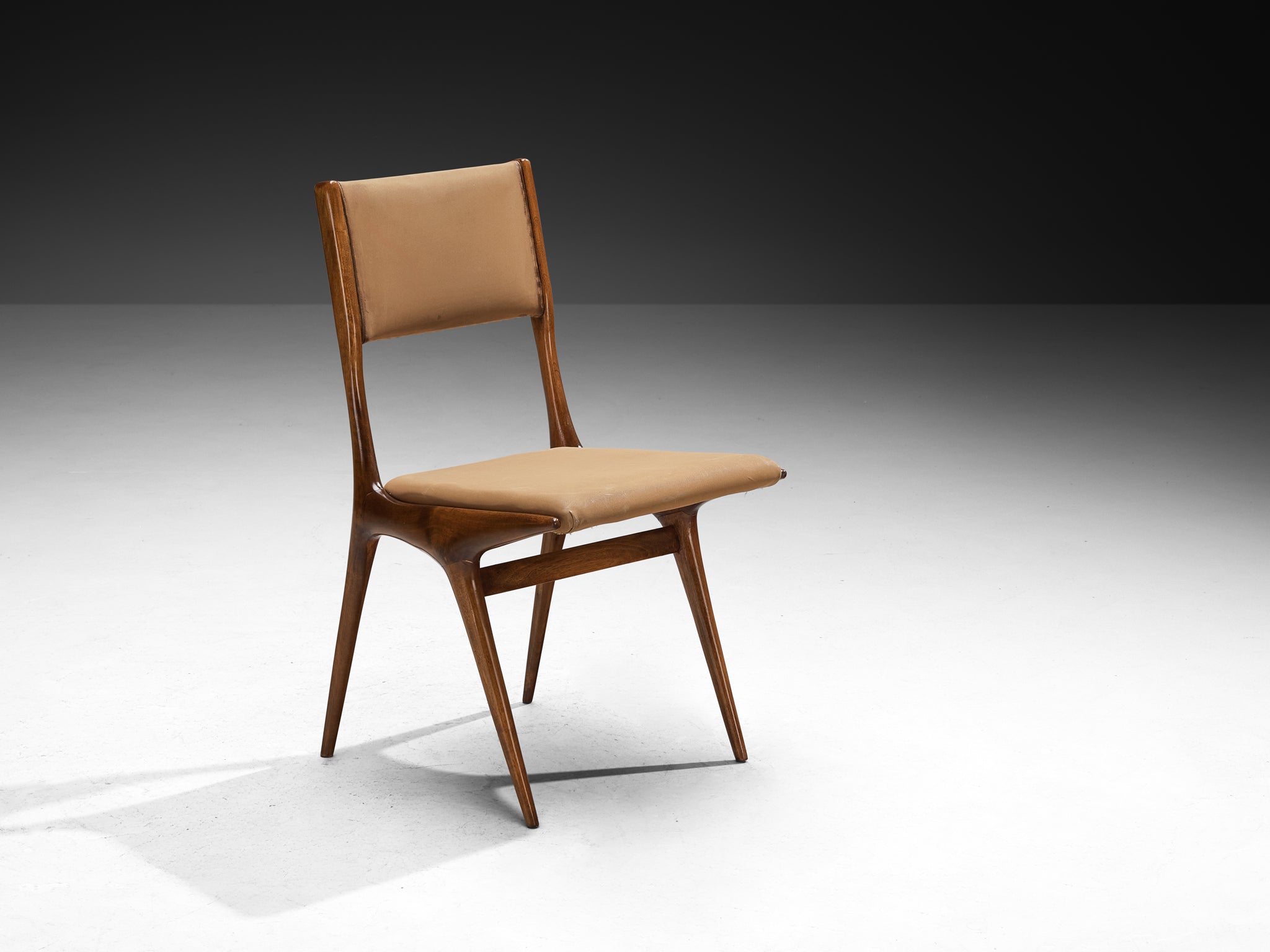 Carlo De Carli for Cassina '634' Dining Chairs in Walnut