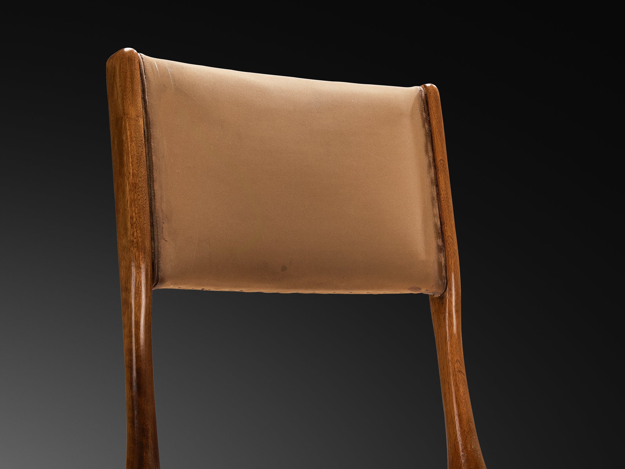 Carlo De Carli for Cassina '634' Dining Chairs in Walnut
