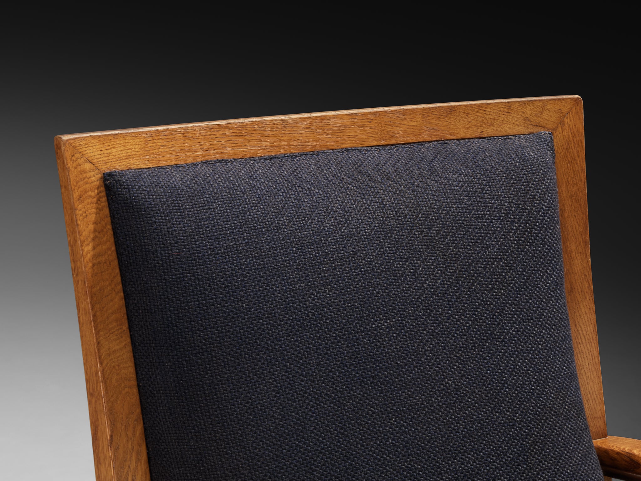 Pair of Hague School H. Pander & Zonen Lounge Chairs in Solid Oak Seating Morentz