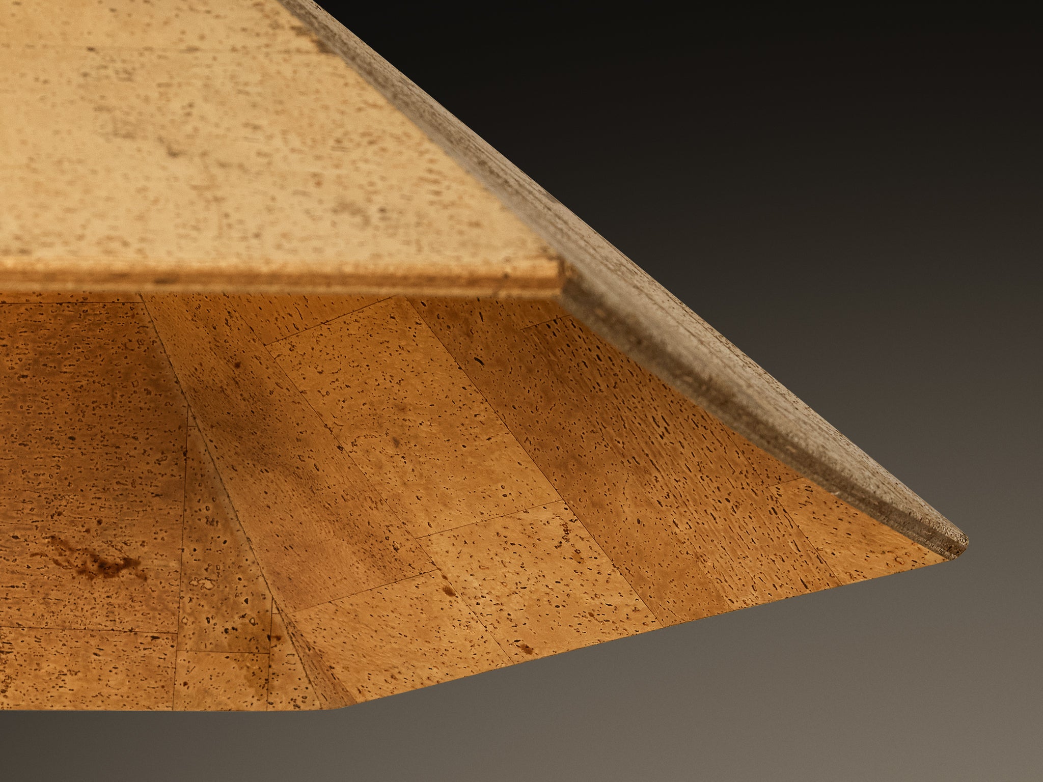 Wilhelm Zannoth for Design M ‘Zanil’ Ceiling Lamp in Cork Lighting Morentz