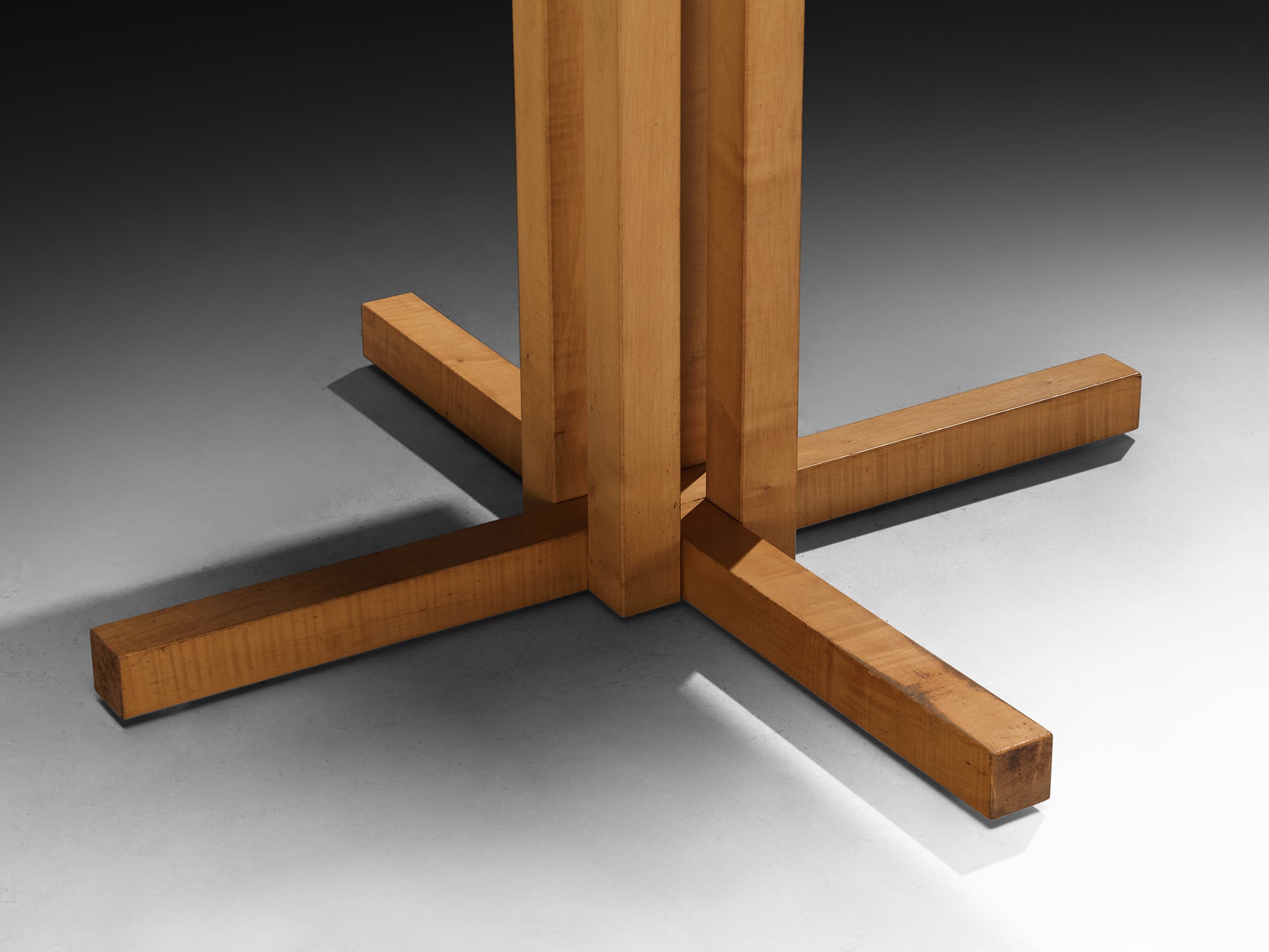 Post-Modern Willem Noyons Dining Room Set with Table and Chairs in Wood Tables Morentz